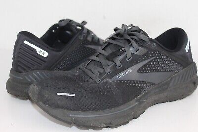 BROOKS Men's Adrenaline GTS 22 Black Athletic Shoes Size 10.5