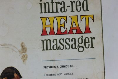 Vintage Oster Infra-Red Heat Massager with Scalp Snap On Model 214-01