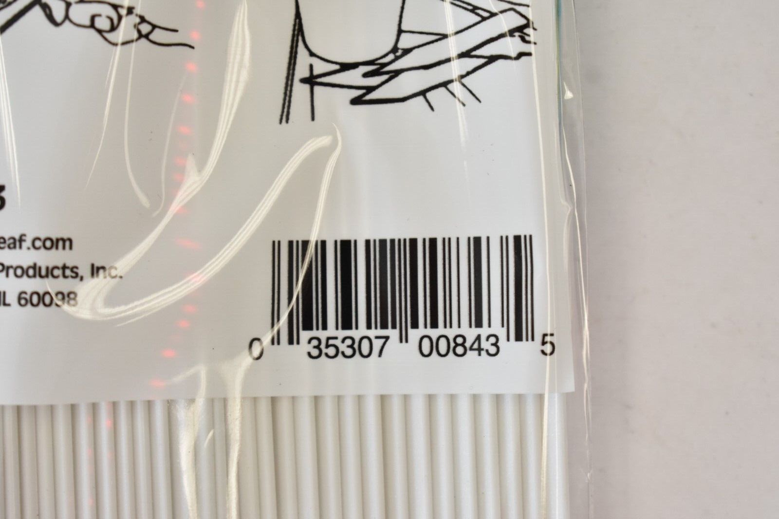 Luster Leaf Rapiclip Plant Labels 8" 30 Pack No. 843 Garden Markers White