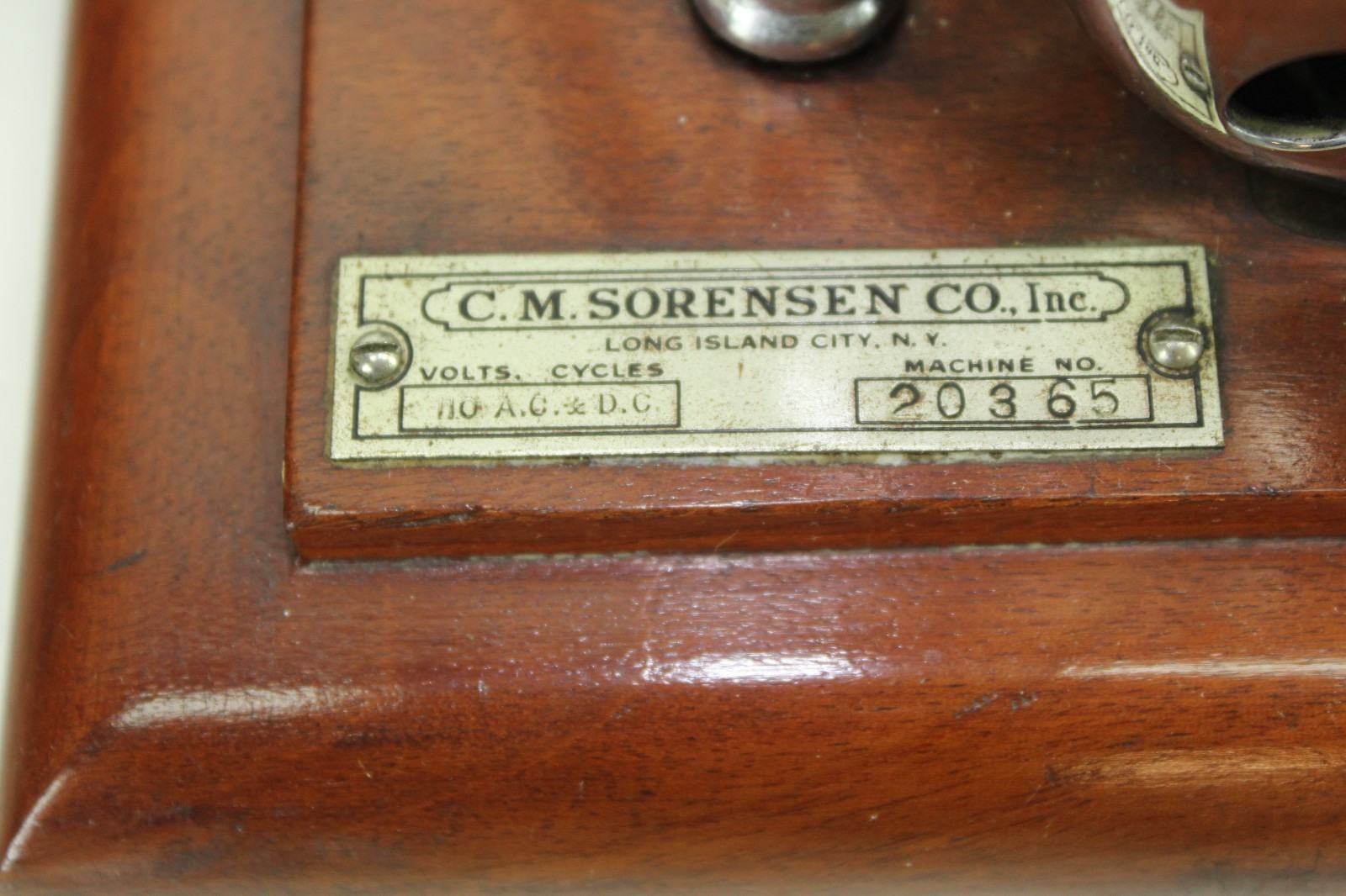 Steam Punk C.M Sorensen Company Vacuum Pump, 110 AC