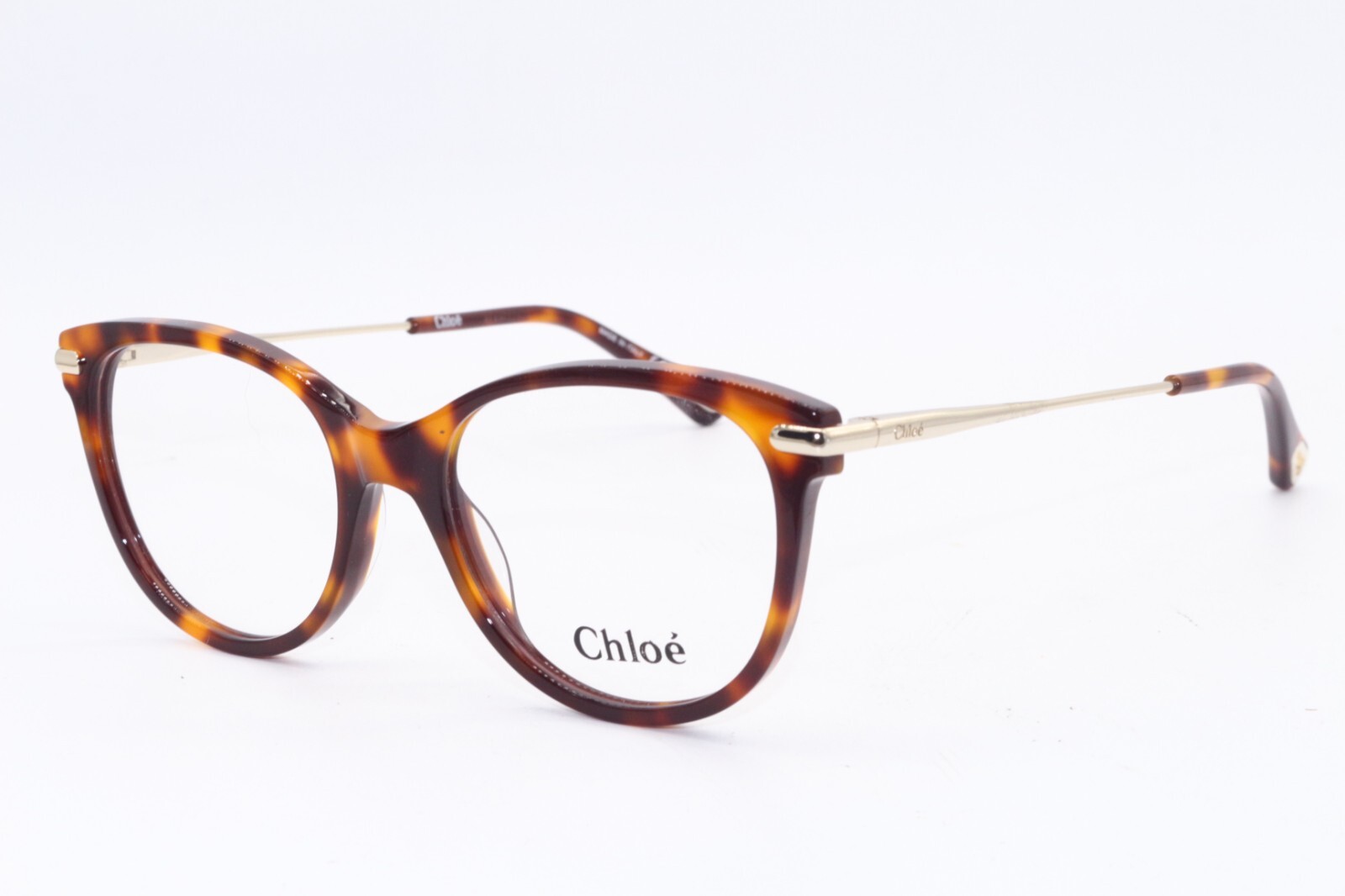 クロエ メガネ フレーム HAVANA-GOLD CH0058OA-001 NEW CHLOE CH0058O 001 BLACK HONEY HAVANA GOLD AUTHENTIC