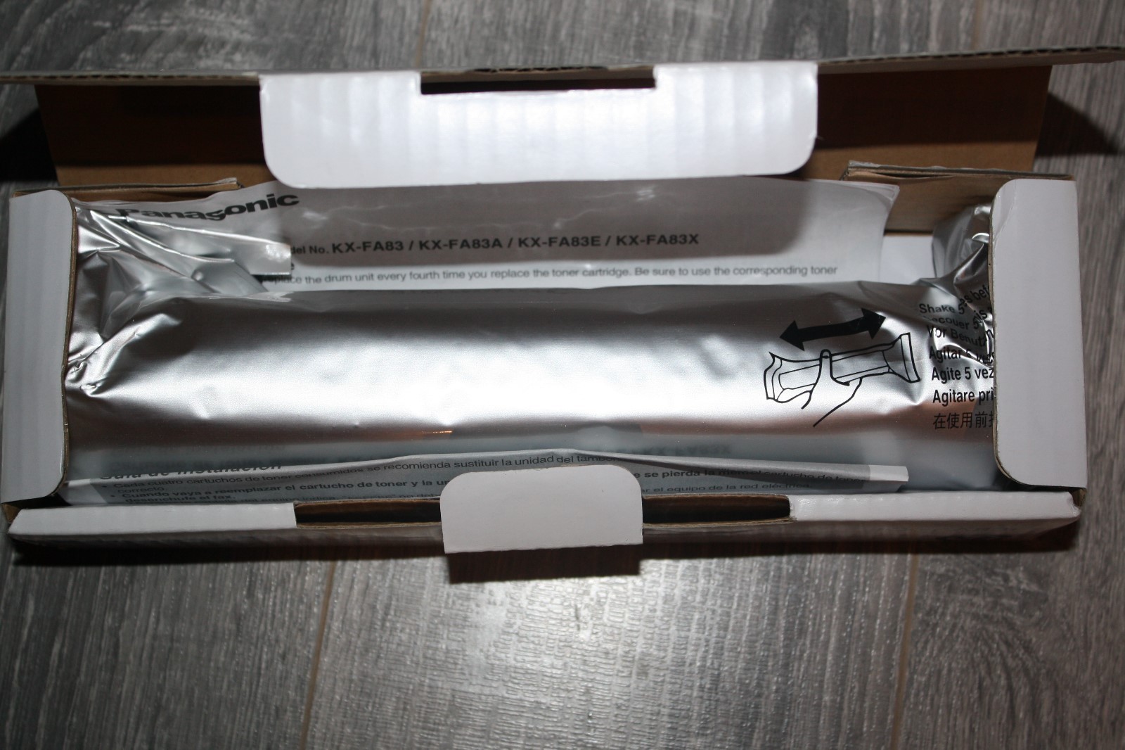 Genuine original Panasonic KX-FA83E Toner Cartridge black