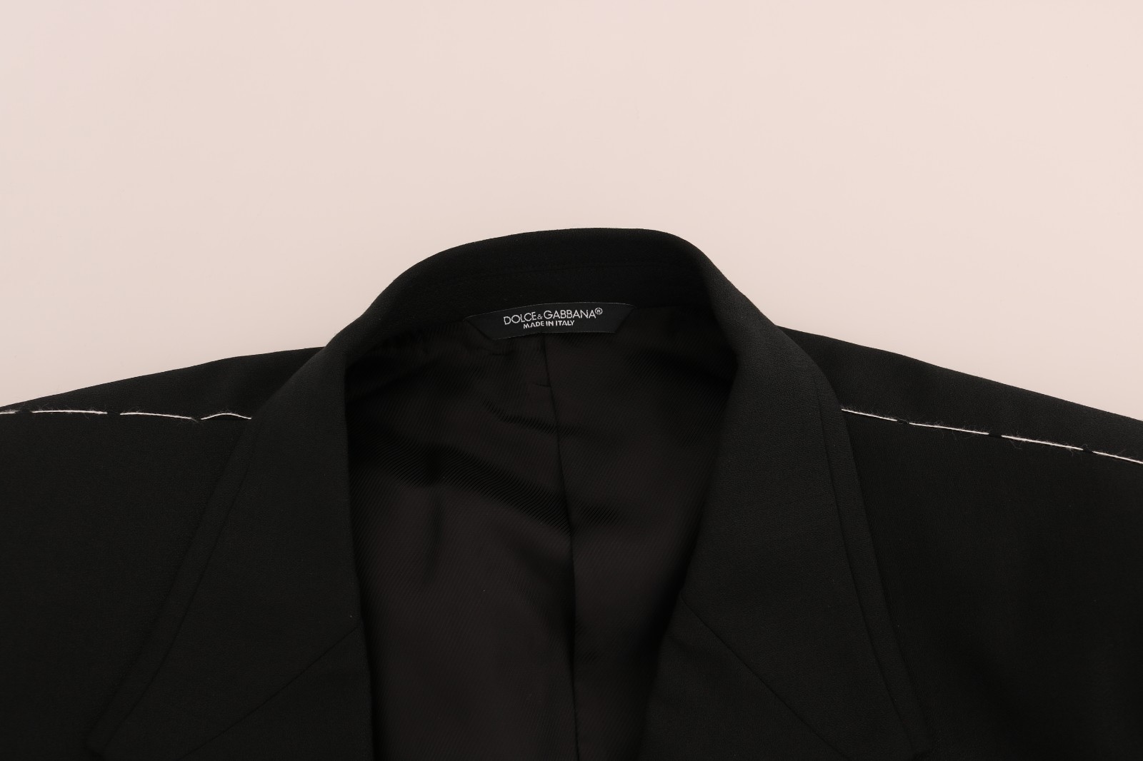 Pre-owned Dolce & Gabbana Suit Black Wool Double Breasted Slim Fit Eu54/us44 /xl Rrp $3000