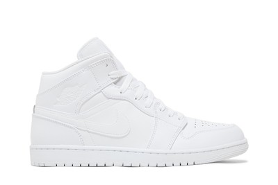 Air Jordan Air Jordan 1 Mid 'Triple White' 2022 554724-136