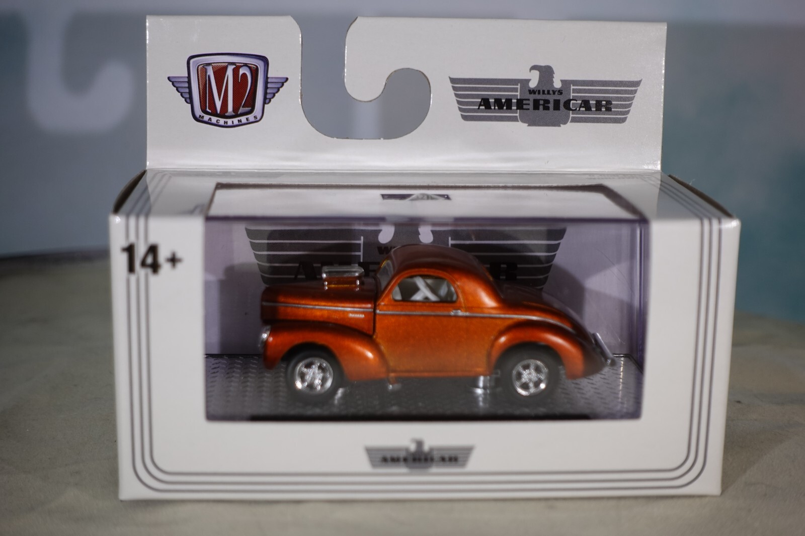 M2 1941 ウィリス・クーペ・ギャッサー Amazon.com: M2 1941 Willys Coupe Gasser Black with Yellow