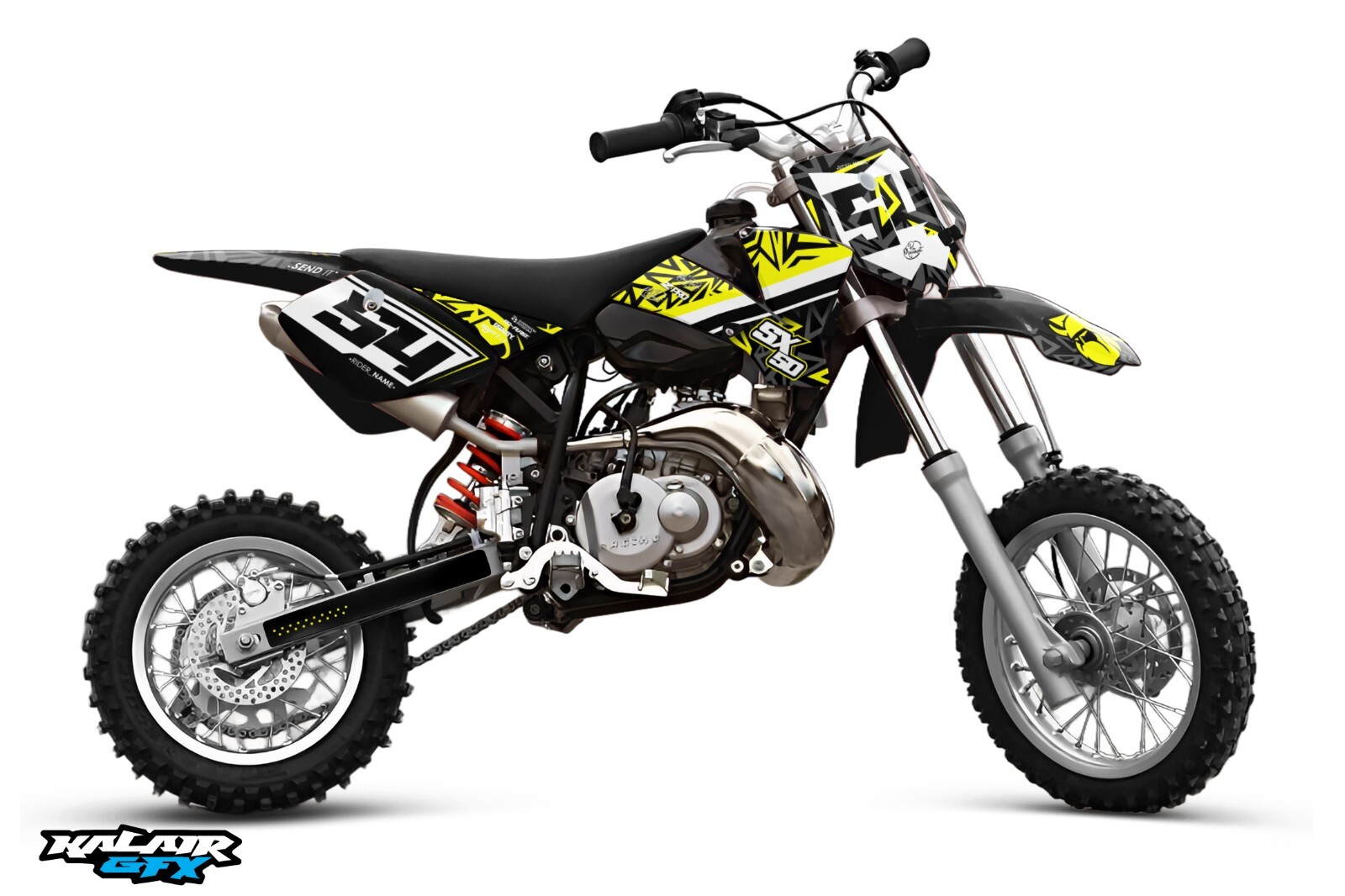 Graphics Kit for KTM 50SX (2002-2008) MINI ADVENTURE PRO SR