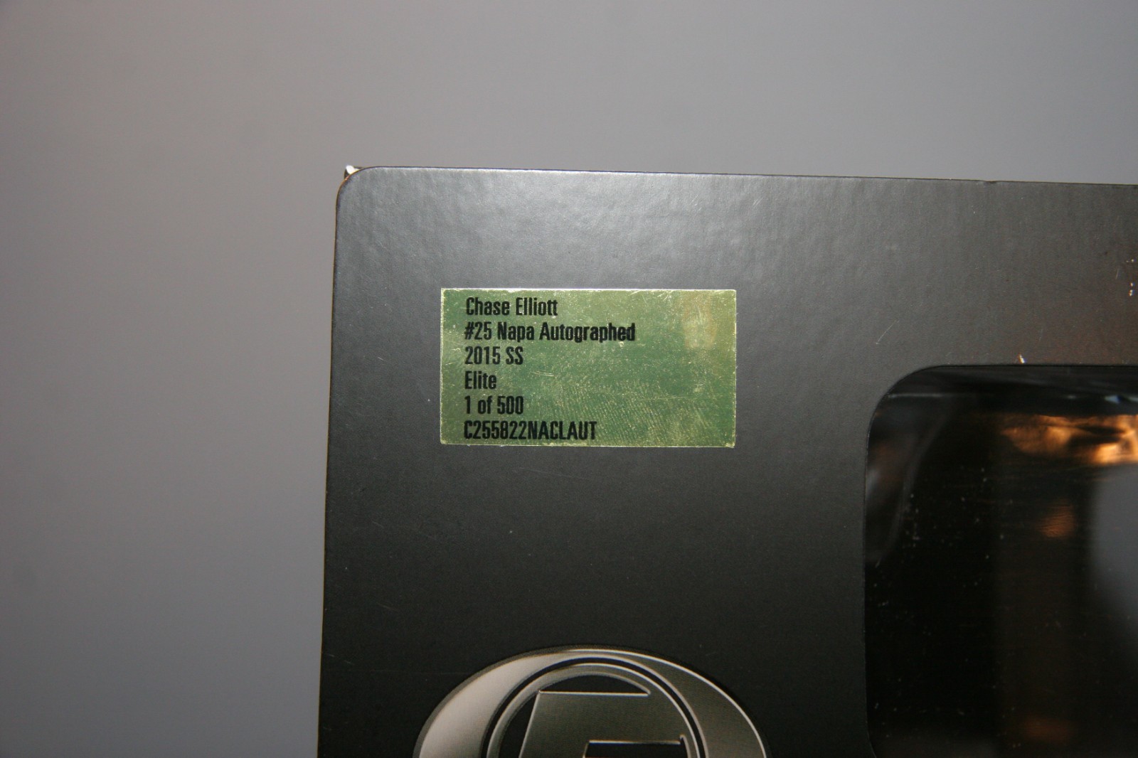 Chase Elliott auographed Elitte Diecast