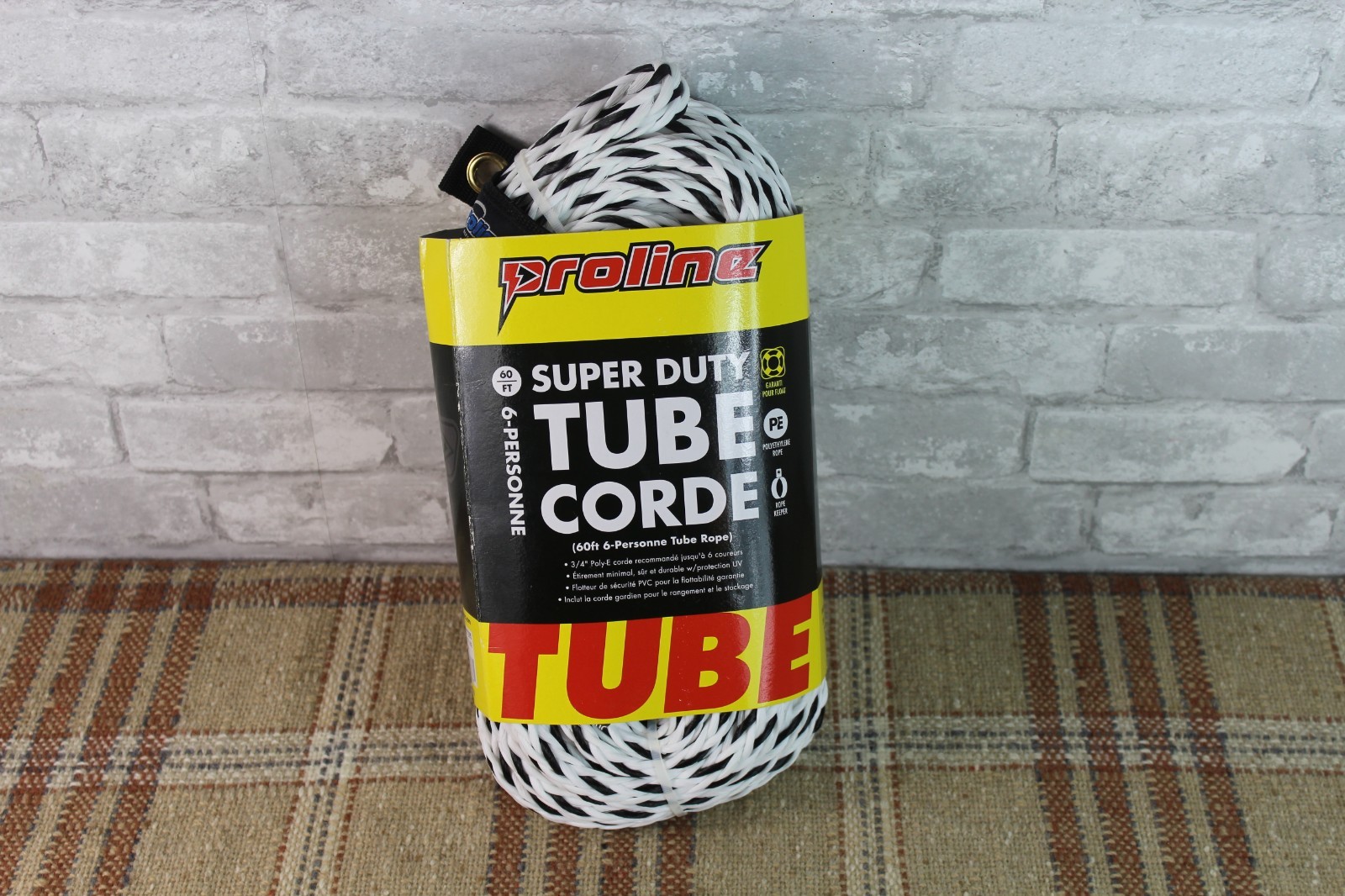 Proline Super Duty Tube Rope 60 FT Water Sports 6 Rider 3/4 Inch