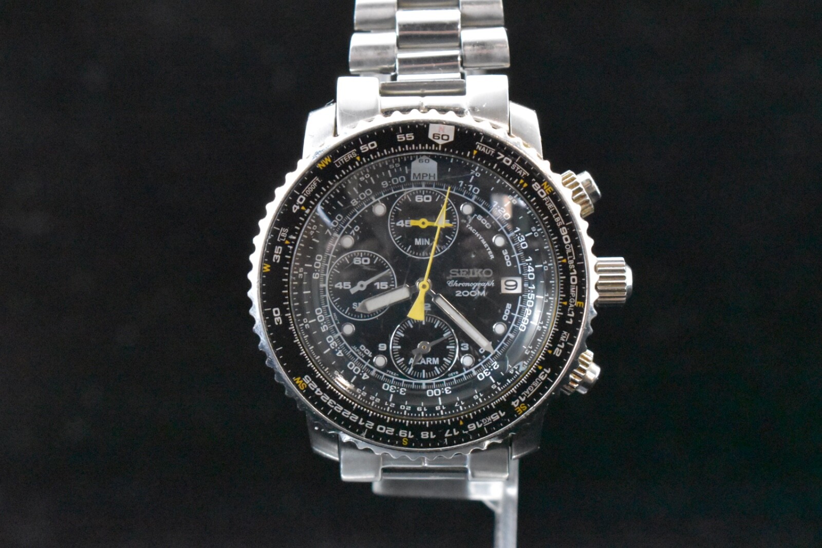 SEIKO 7T62-0EB0 クロノグラフ 640530 クォーツ パイロット Yahoo