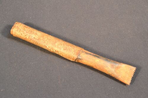 Rare 19th Century Plains Indians Gun Barrel Hide Scraper Historic Artifact