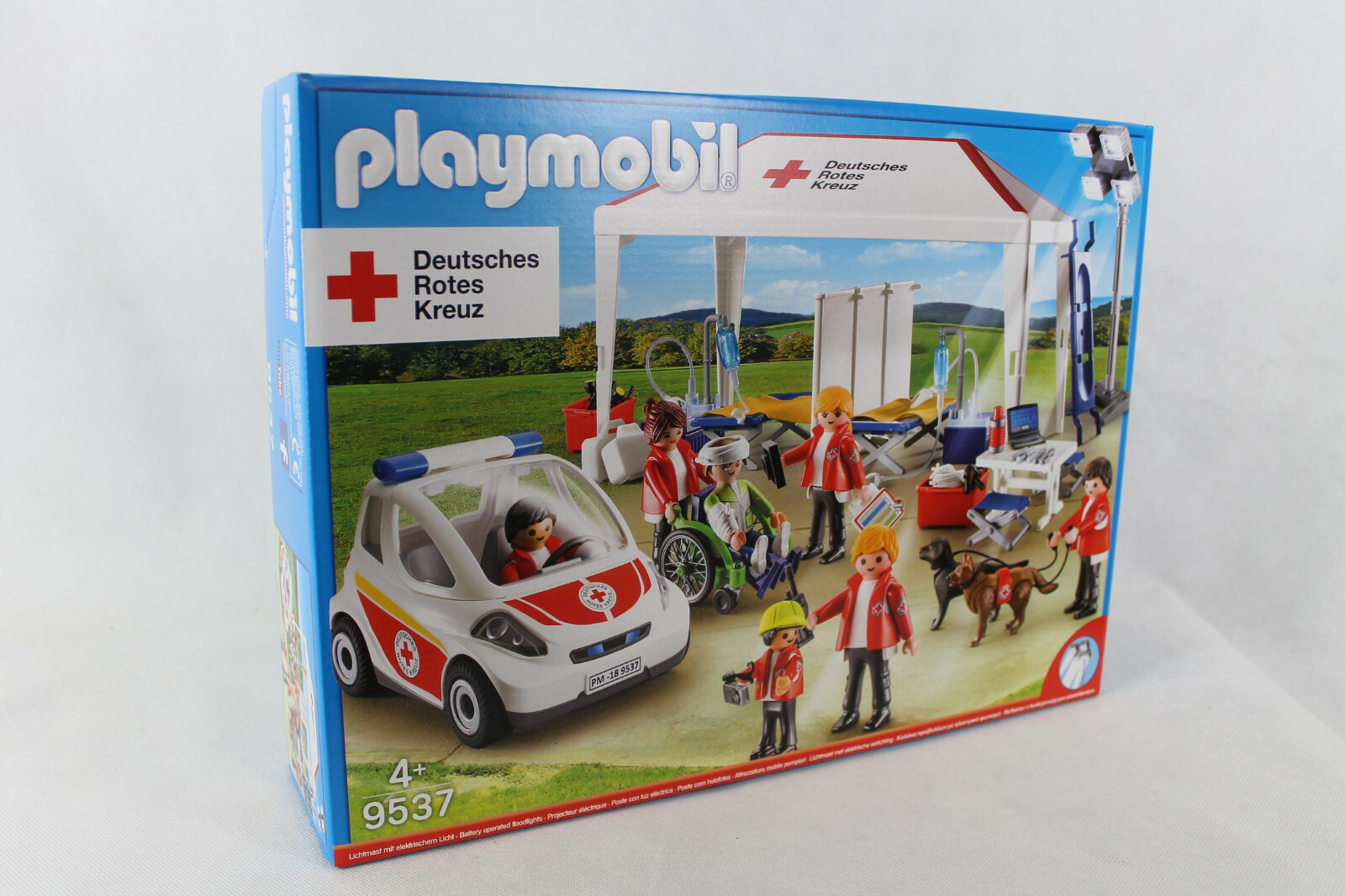 PLAYMOBIL®  9537 DRK Versorgungszelt mit Notarzt-Einsatzfahrzeug
