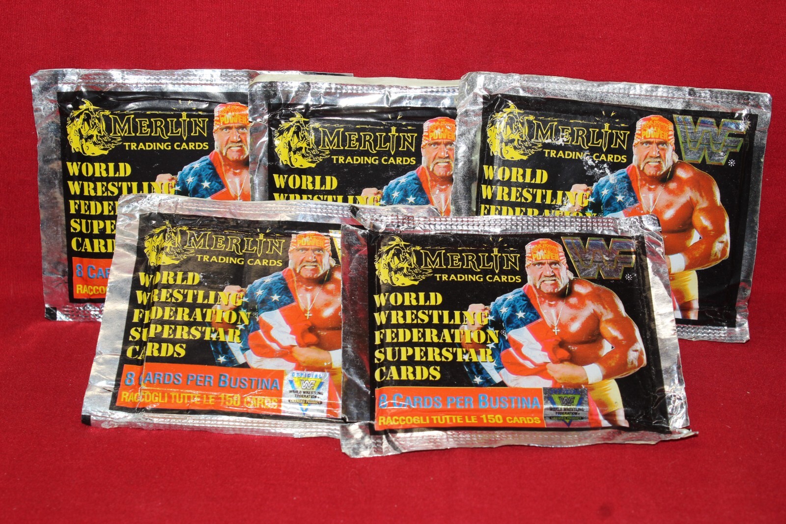 1991 WWF Superstars シール アルバム 新品未開封 Vintage Box of 1991 WWF Superstars Wrestling Stickers 50 in
