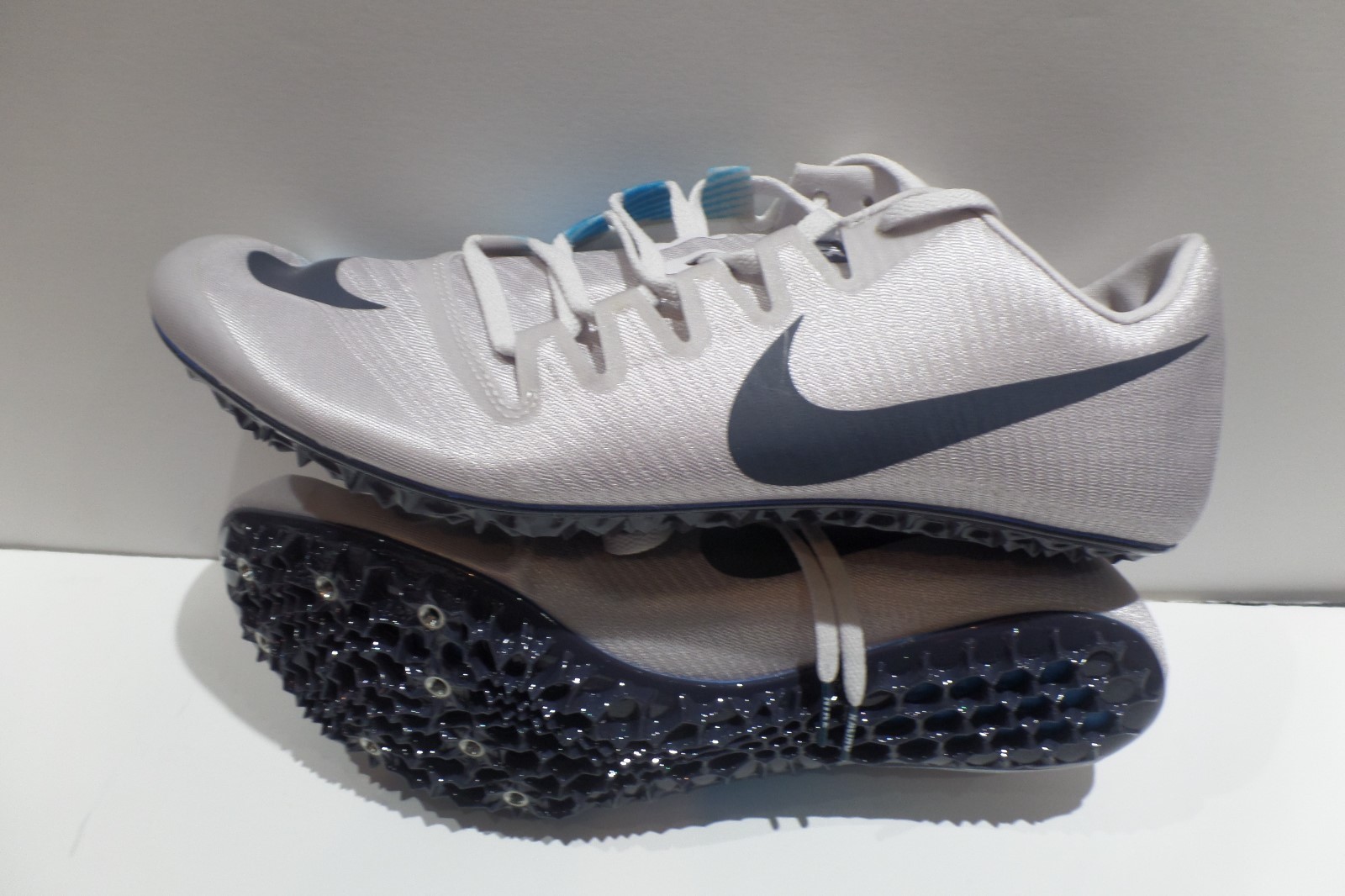 New Nike Zoom Ja Fly 3 Grey and Thunder Blue Track Spikes