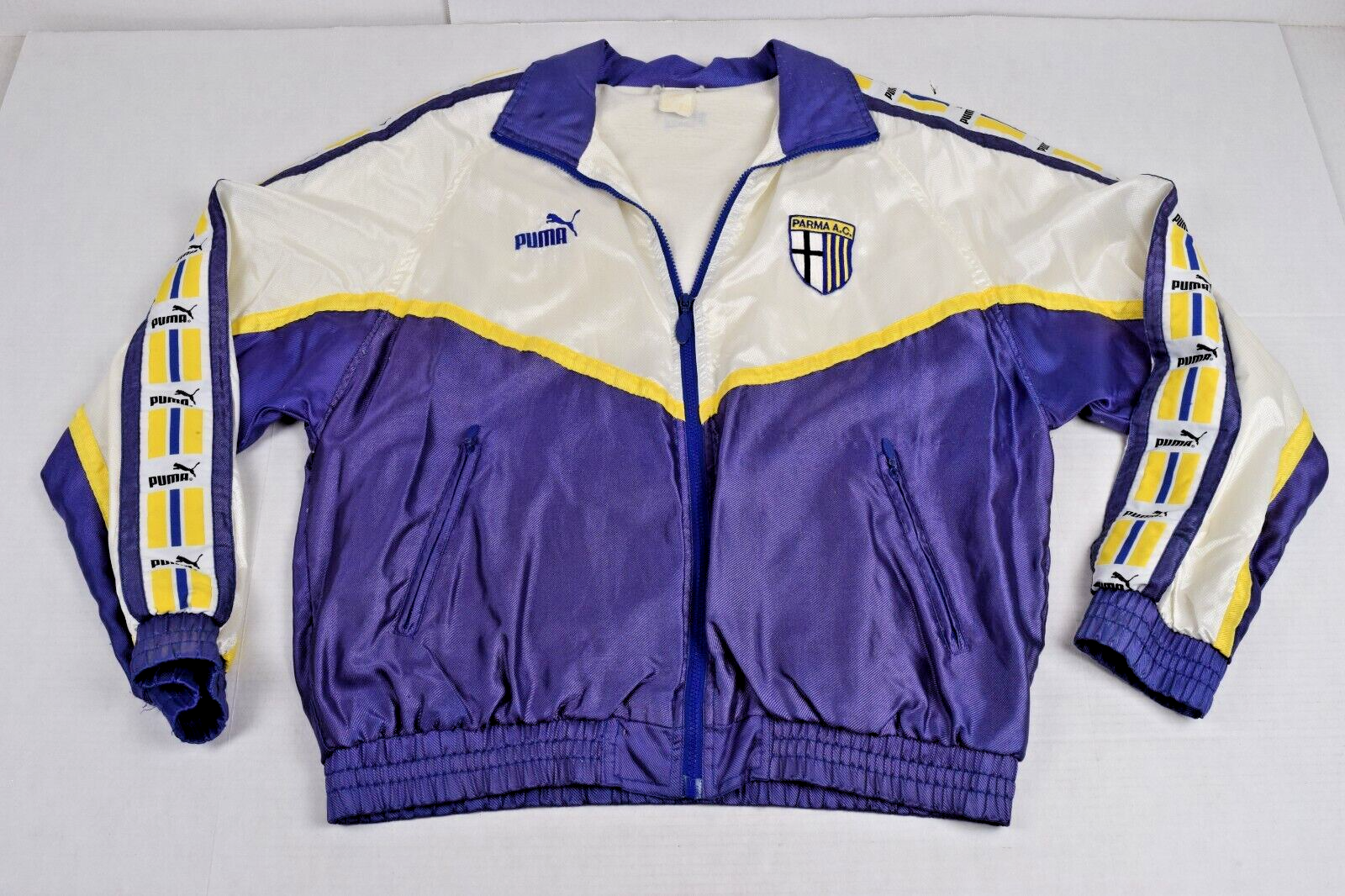 90's〜 PUMA Pile Fabric Track Jacket Puma 90s Track Jacket Yellow Purple | eBay