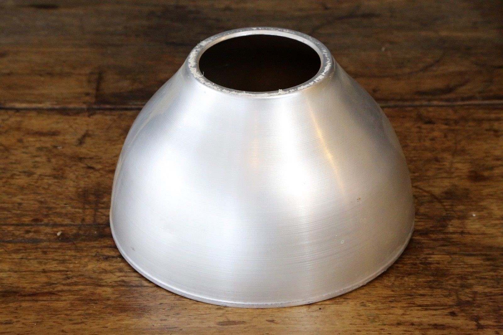 40s Vintage Lobay Holophane Ceiling Light Industrial Aluminum Shade (Cover Only)