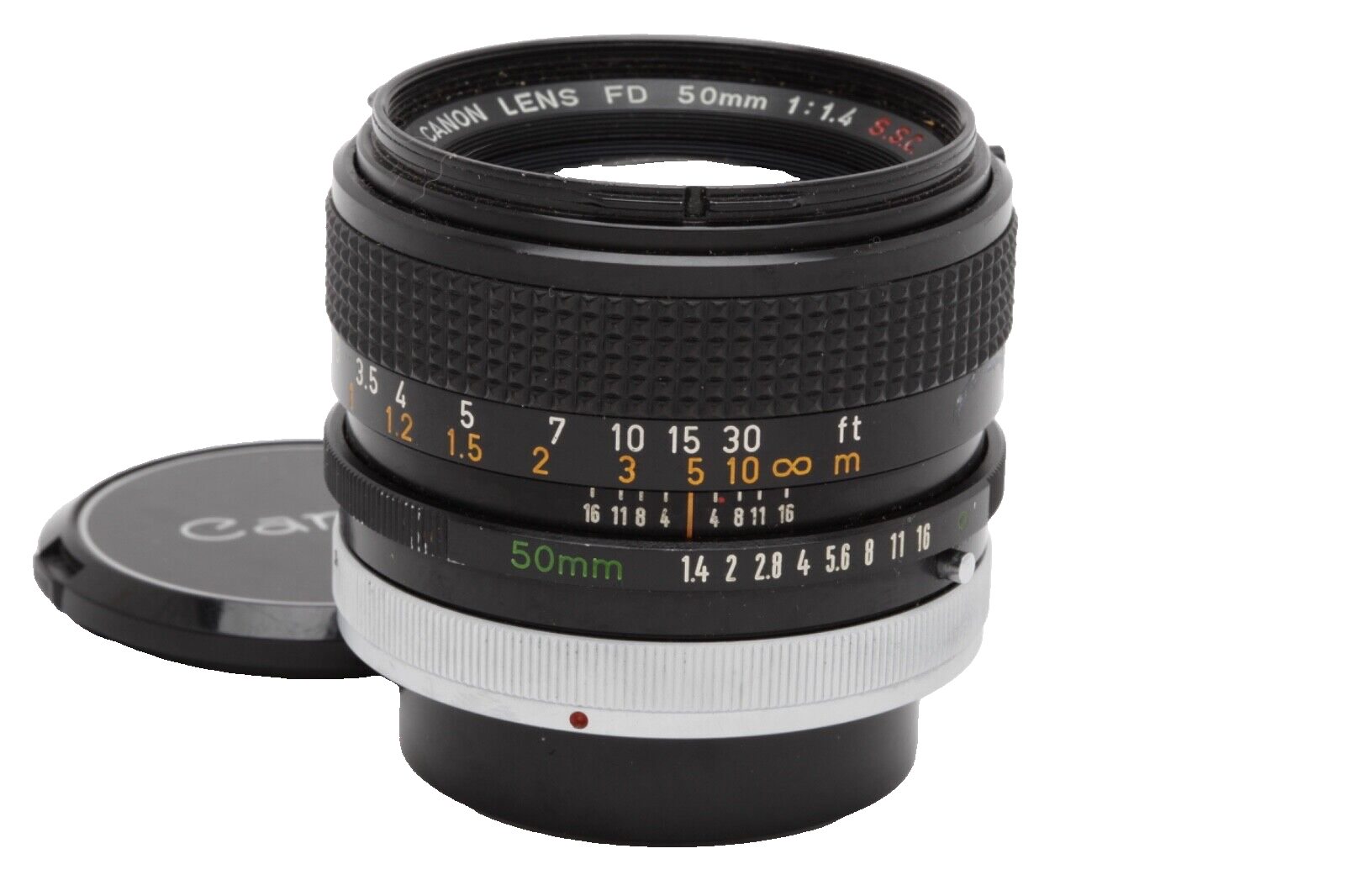 【C6529】Canon fd 50mm f1.4 s.s.c 50mm F1.4 CANON FD SSC PRIME LENS with BREECH LOCK METAL