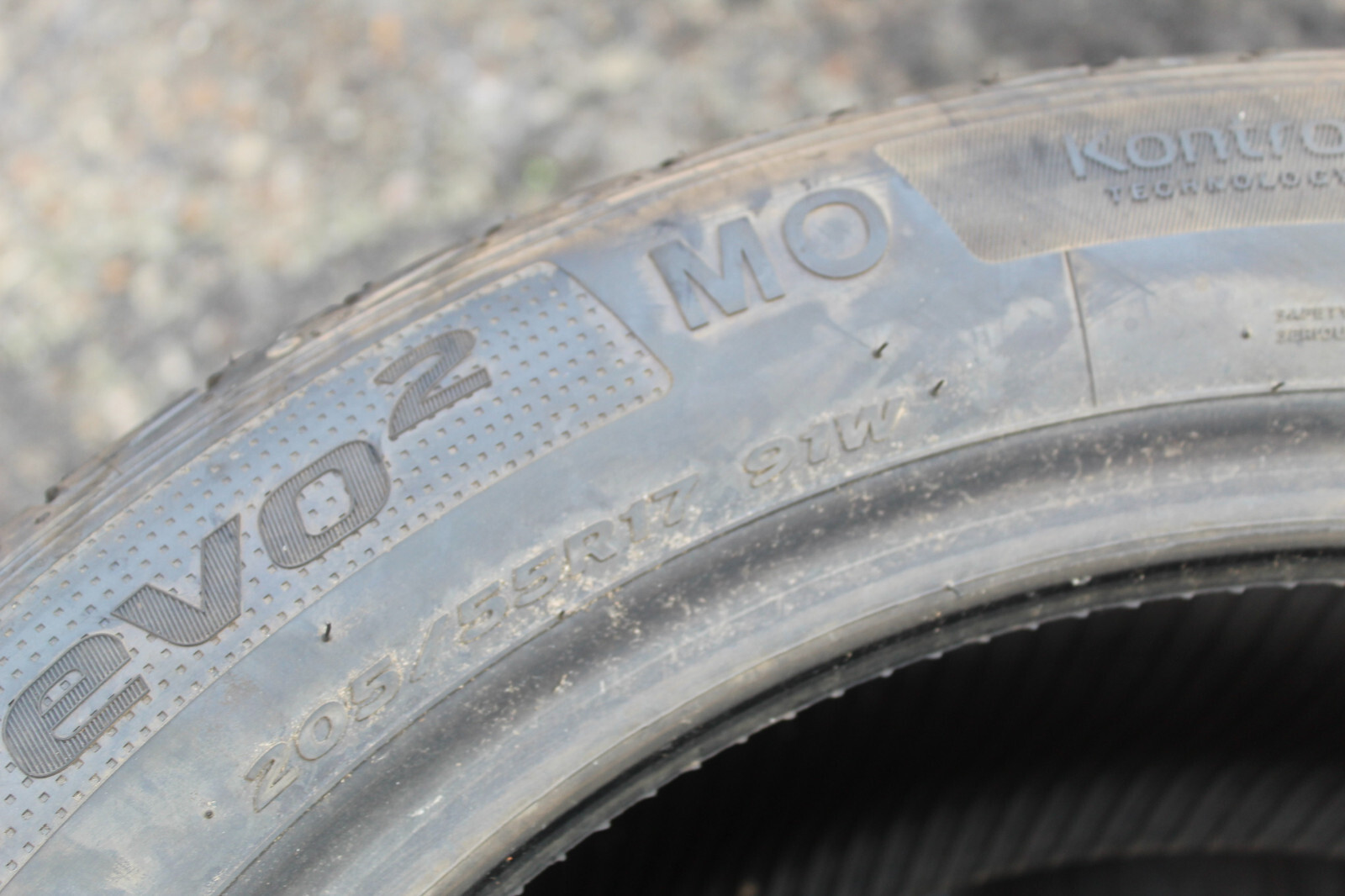 New 205 55 17 Hankook, Ventus S1 Evo 2, MO, 91W, x1 Single Tyre (F1_tyres) L2649