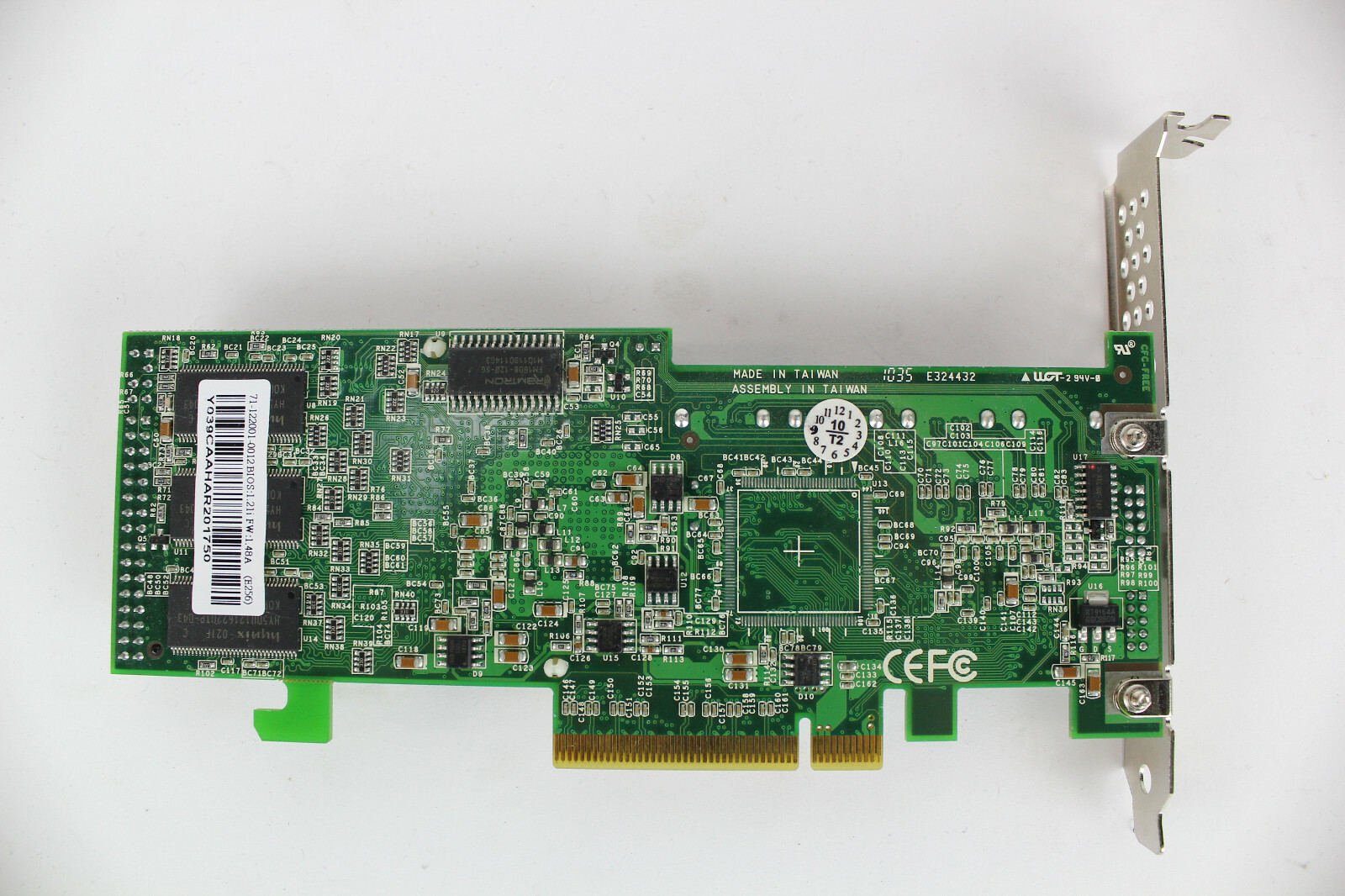 ARECA ARC-1220 8 Port 256MB SATA II RAID Controller Card PCIe
