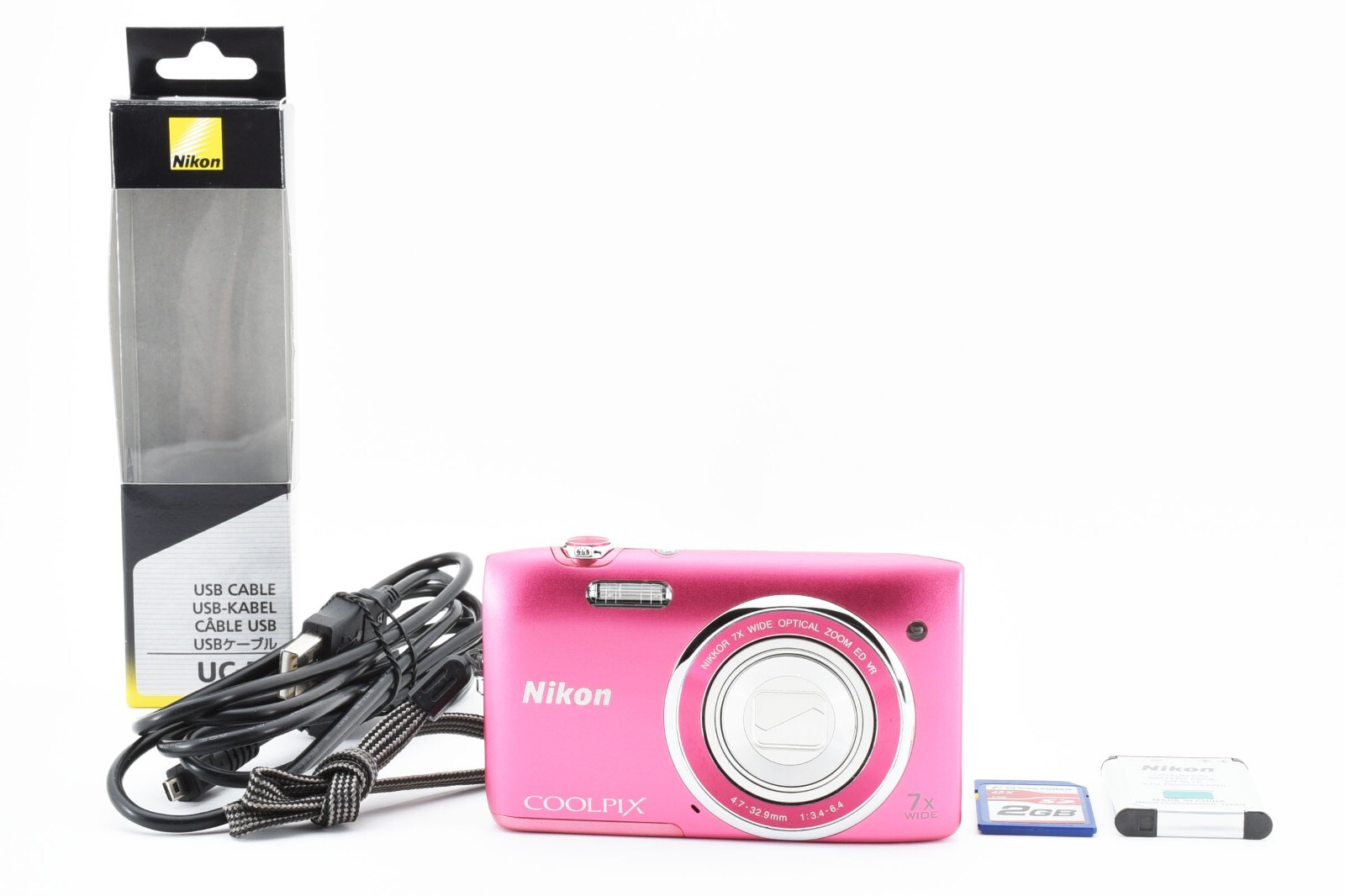 行列のできるレビュー商品、集めました。高評価アイテム FROM Camera Digital 20.0MP Pink S3500 COOLPIX Nikon JAPAN eBay | デジタルカメラ