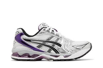 Pre-owned Asics Wmns Gel Kayano 14 'silver Grape' 1202a056-111 In White/dark Grape