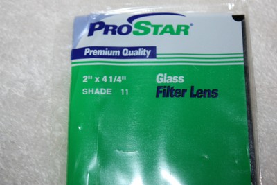 PROSTAR 2 x 4 1/4 SHADE 11 GLASS FILTER LENS NEW