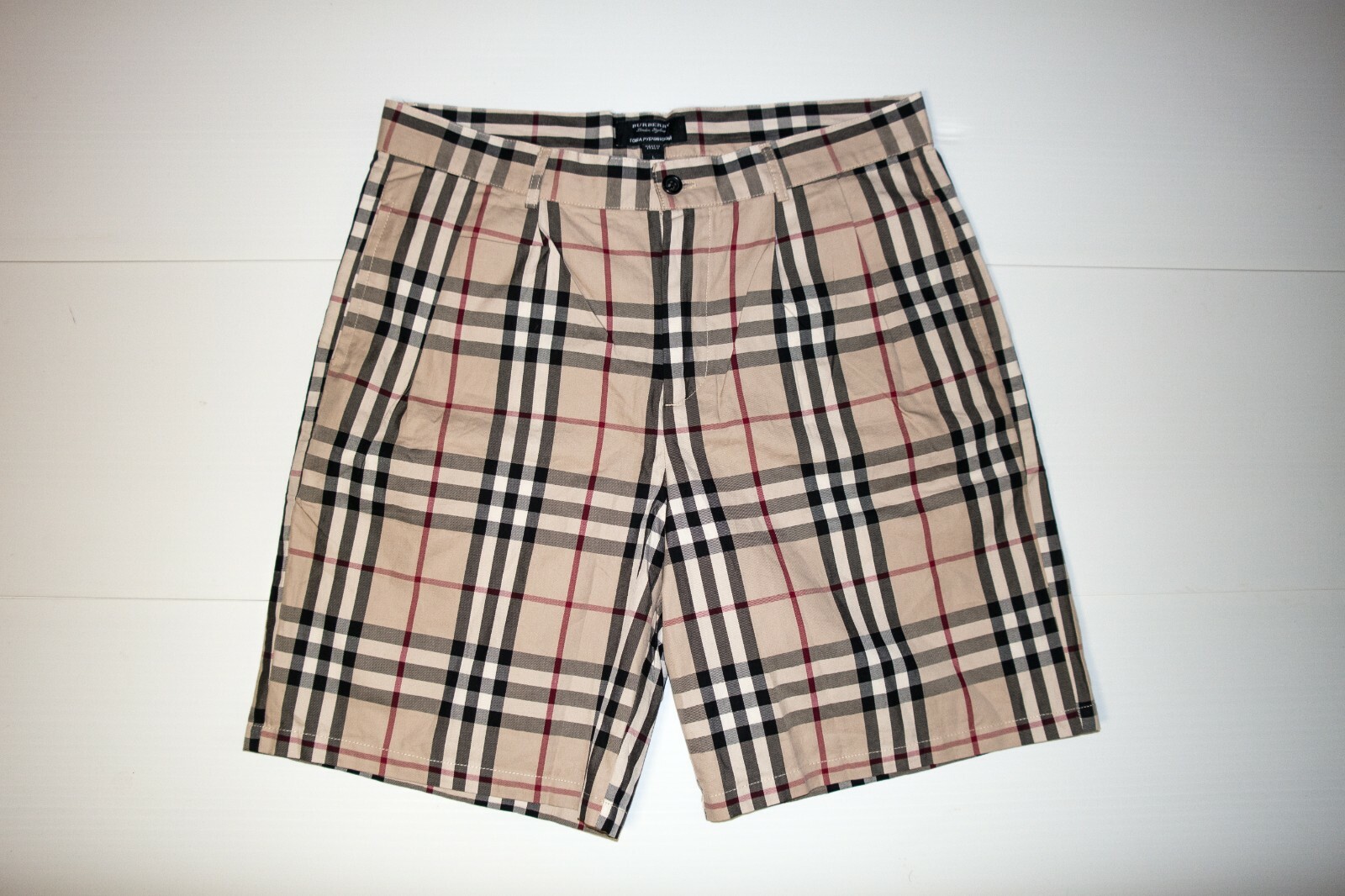 Burberry x Gosha Rubchinskiy Rare men nova check shorts Burberry x Gosha Rubchinskiy Rare men nova check shorts