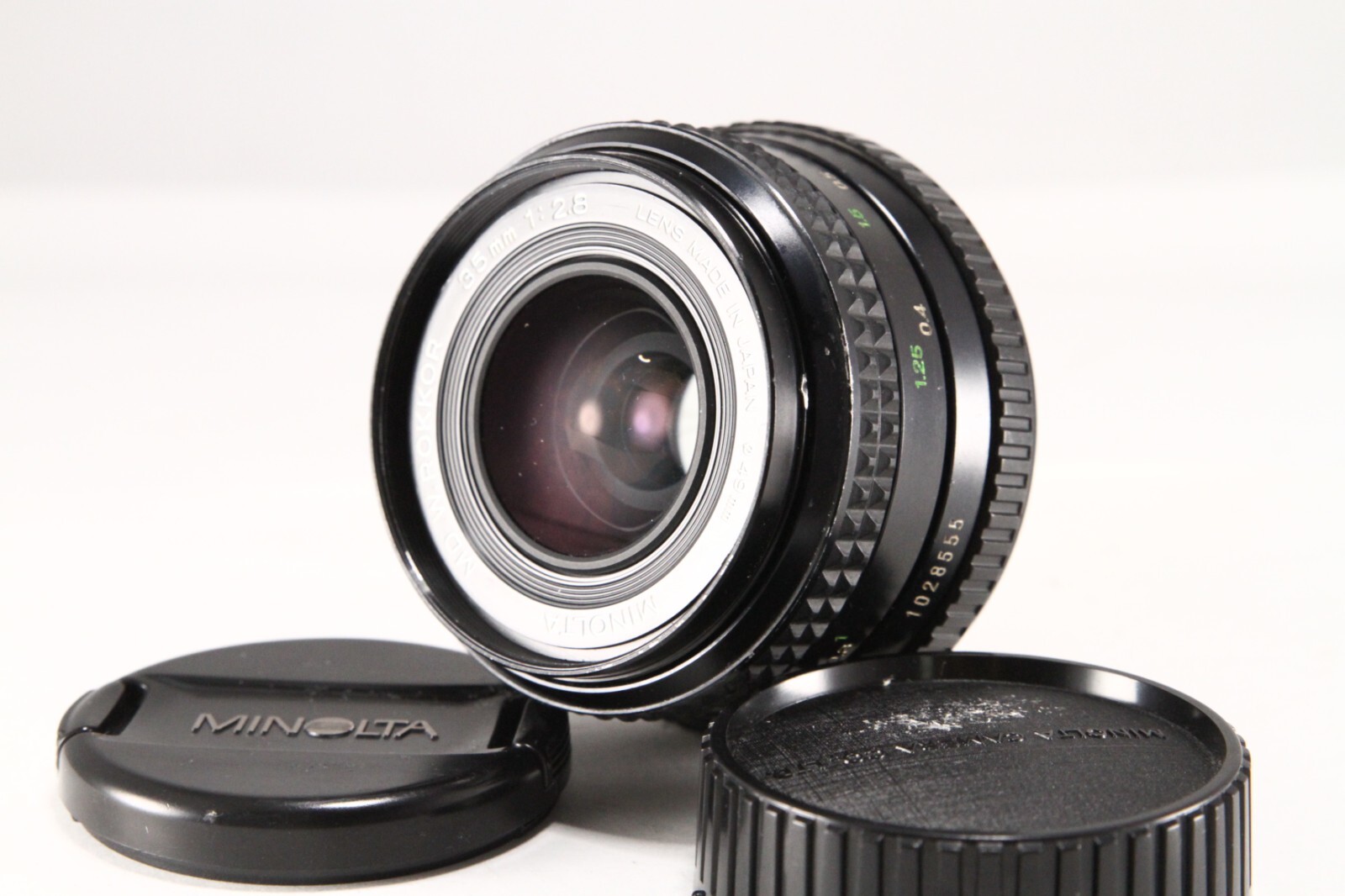 Minolta ミノルタ MD W.Rokkor 35mm f2.8 φ49 EXC++] MINOLTA MD W.ROKKOR 35mm F2.8 w/Caps Primed MF Lens