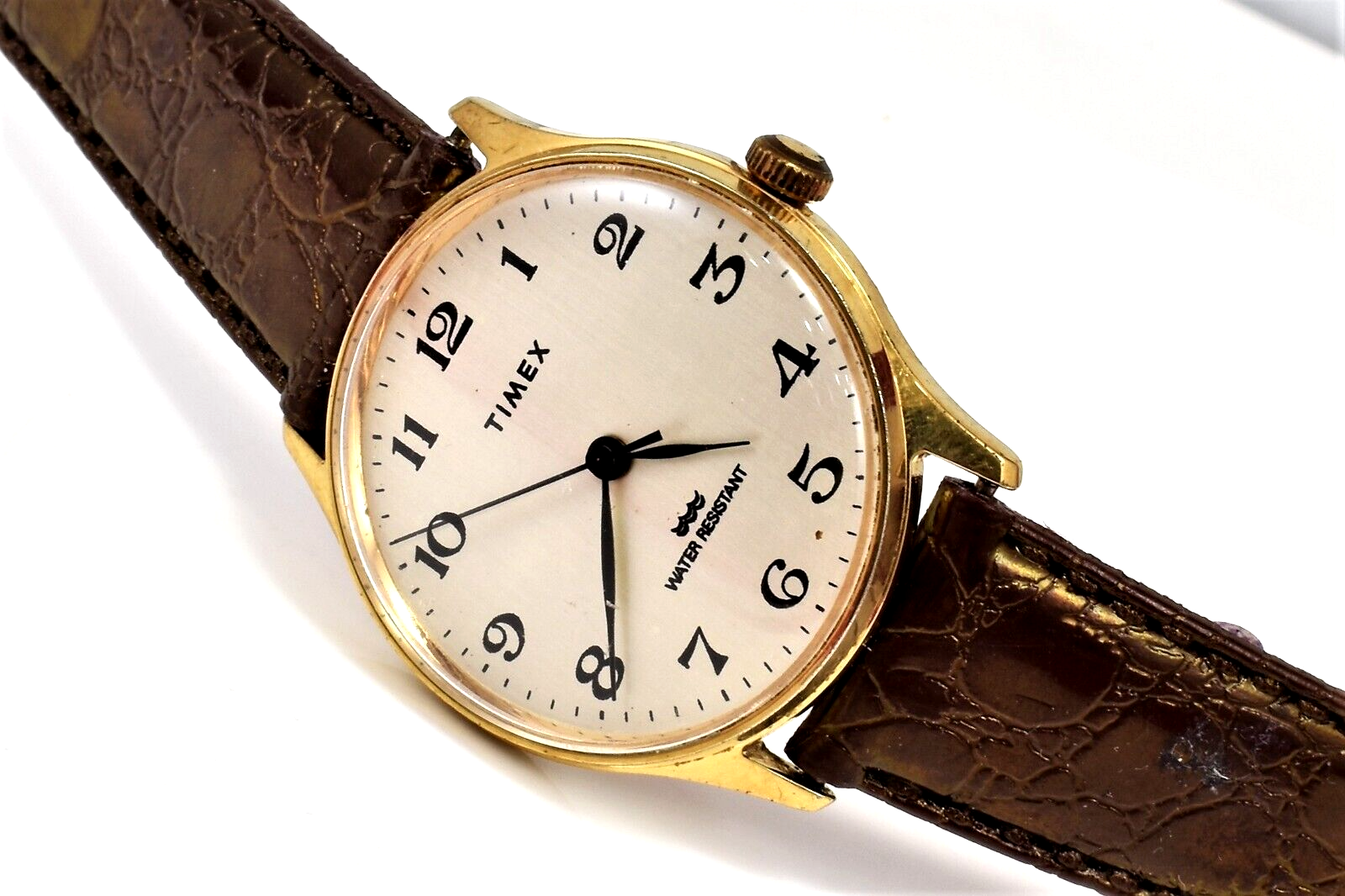 Vintage Timex Water Resistant Men Watch Stainless Steel New
