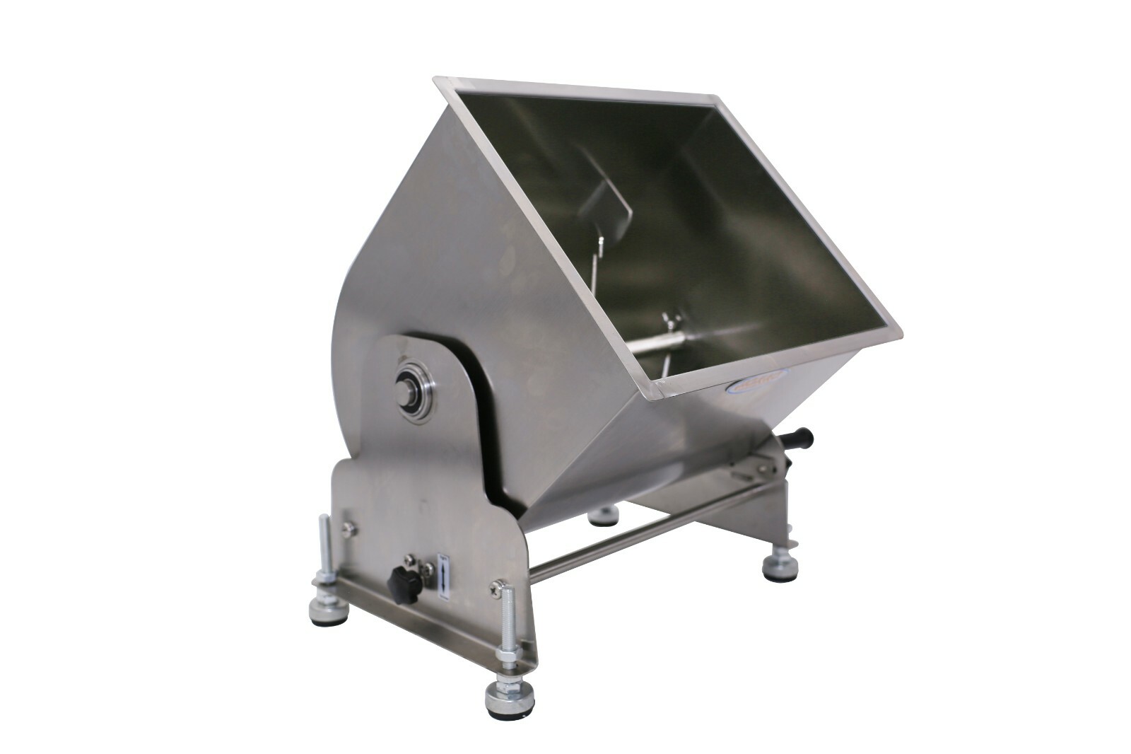Hakka Tilt Tank Manual Meat Mixer Stainless Steel Commercial Kitchen Meat Hopper