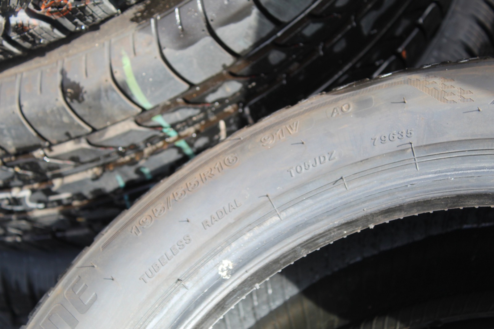 New 195 55 16 Bridgestone, Turanza, XL, AO, 91V, x1 Single Tyre (F1_tyres) L3781