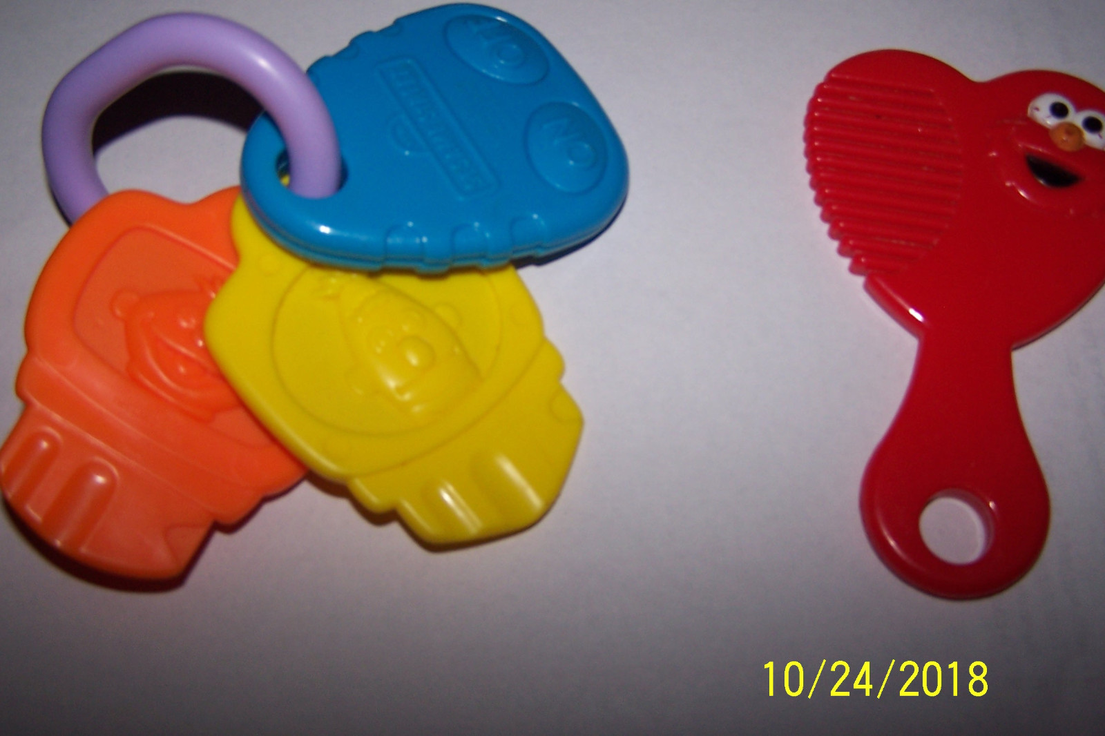 Mattel 2007 Sesame Street Baby’s First Purse's Elmo & Zoe Keys & Comb ONLY