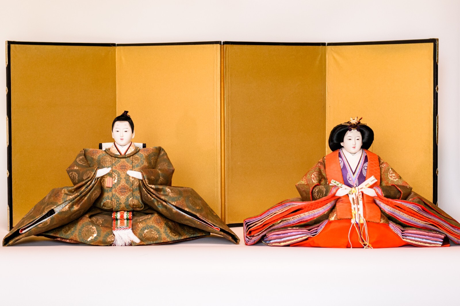 ノリタケ＊陶製 雛人形／親王揃＊Japanese Hina dolls ノリタケ＊陶製 雛人形／親王揃＊Japanese Hina dolls