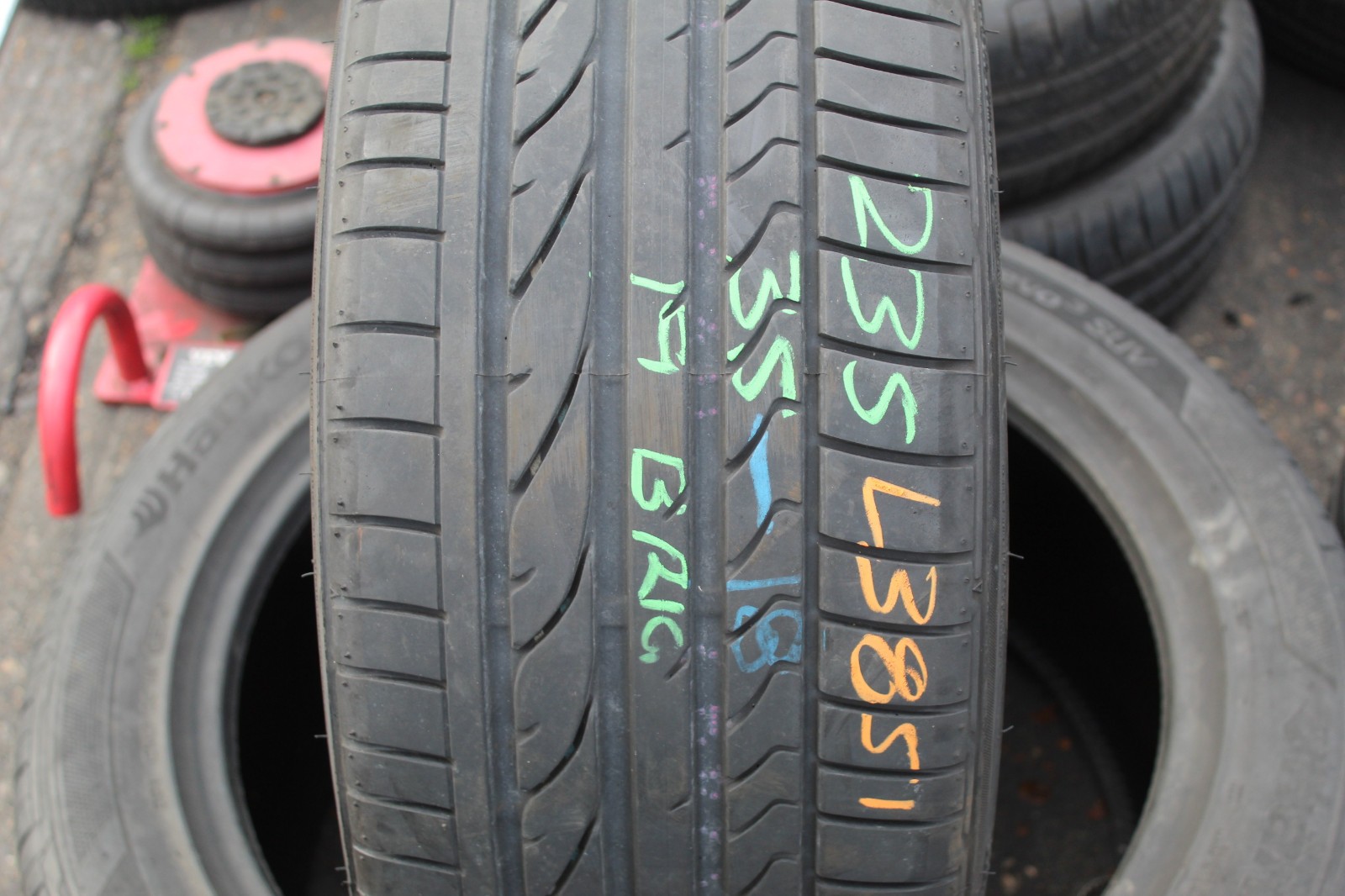 235 35 19 Bridgestone, Potenza, N1, 87Y, x1 Single Tyre 7.5mm (F1_tyres) L3851