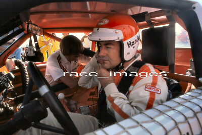 1981 NASCAR - Bobby Allison HARDEE'S In Car Close Up - 35mm Racing Slide  #1005