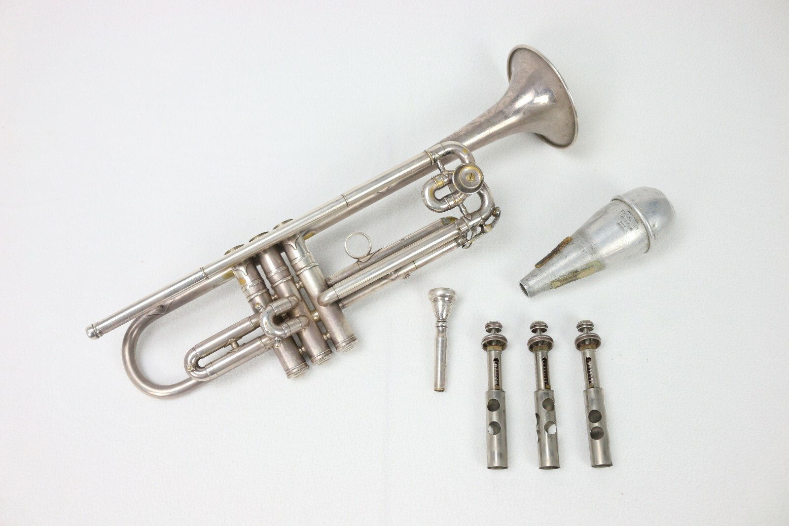 1927 Conn 24B Silver Trumpet Bb/A