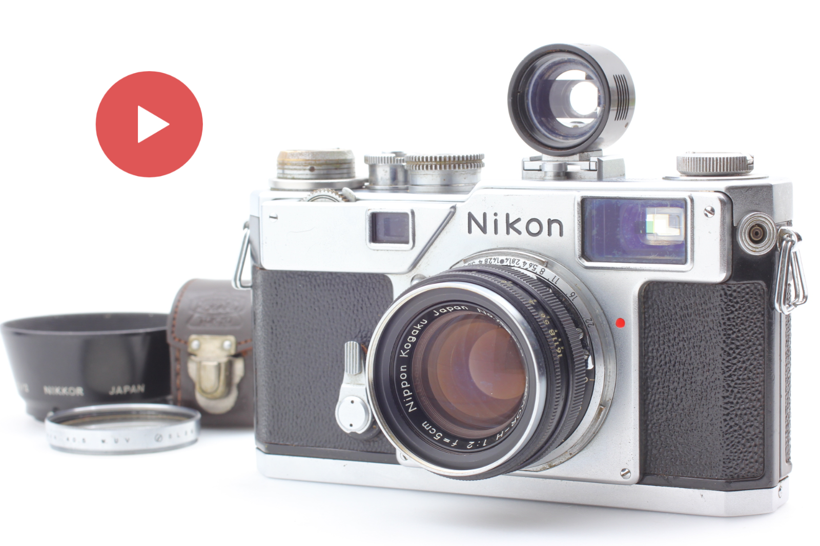 App Exc +5】Nikon S3 Rangefinder Film Camera & Nikkor-H 50mm App Exc +5】Nikon S3 Rangefinder Film Camera & Nikkor-H 50mm