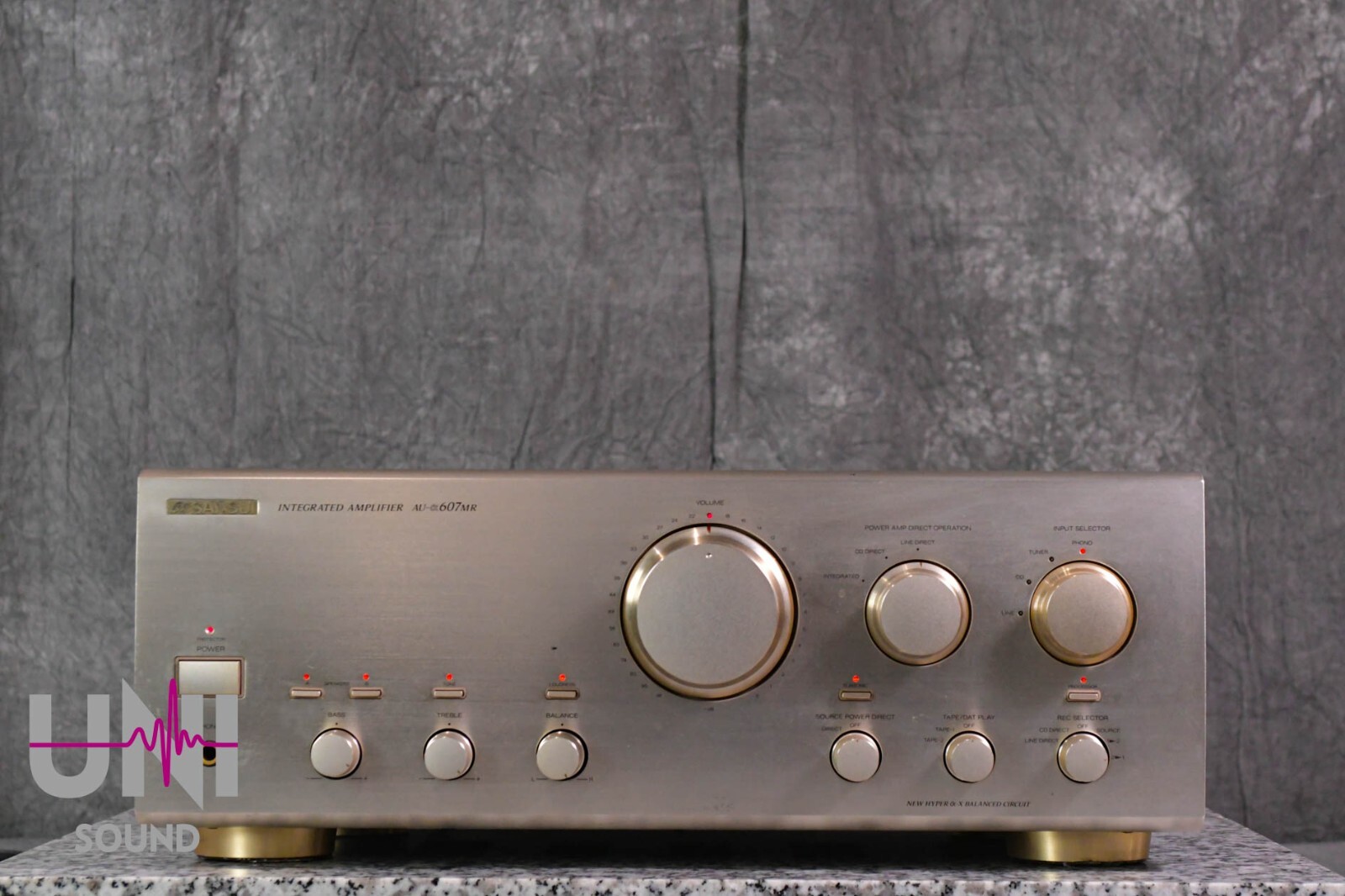 SANSUI AU-ａ607MR SANSUI AU-α607MR Integrated Amplifier Black AUα607MR Analog