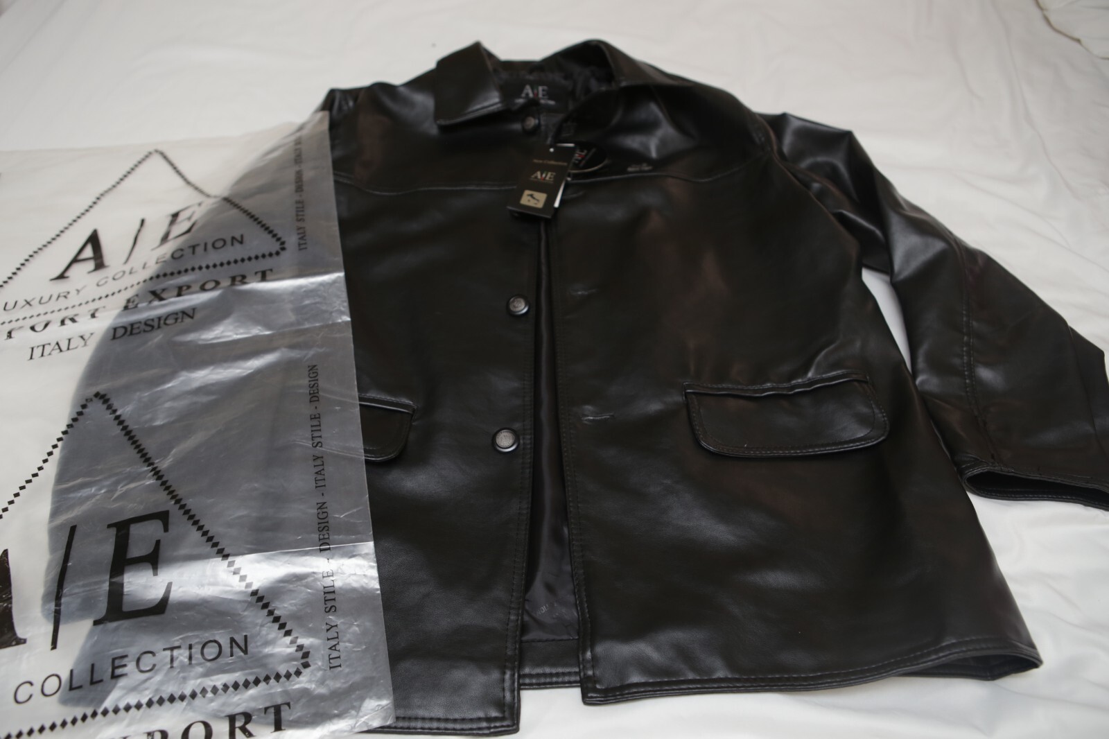 AX Armani Exchange Men's Faux Leather Jacket | eBay