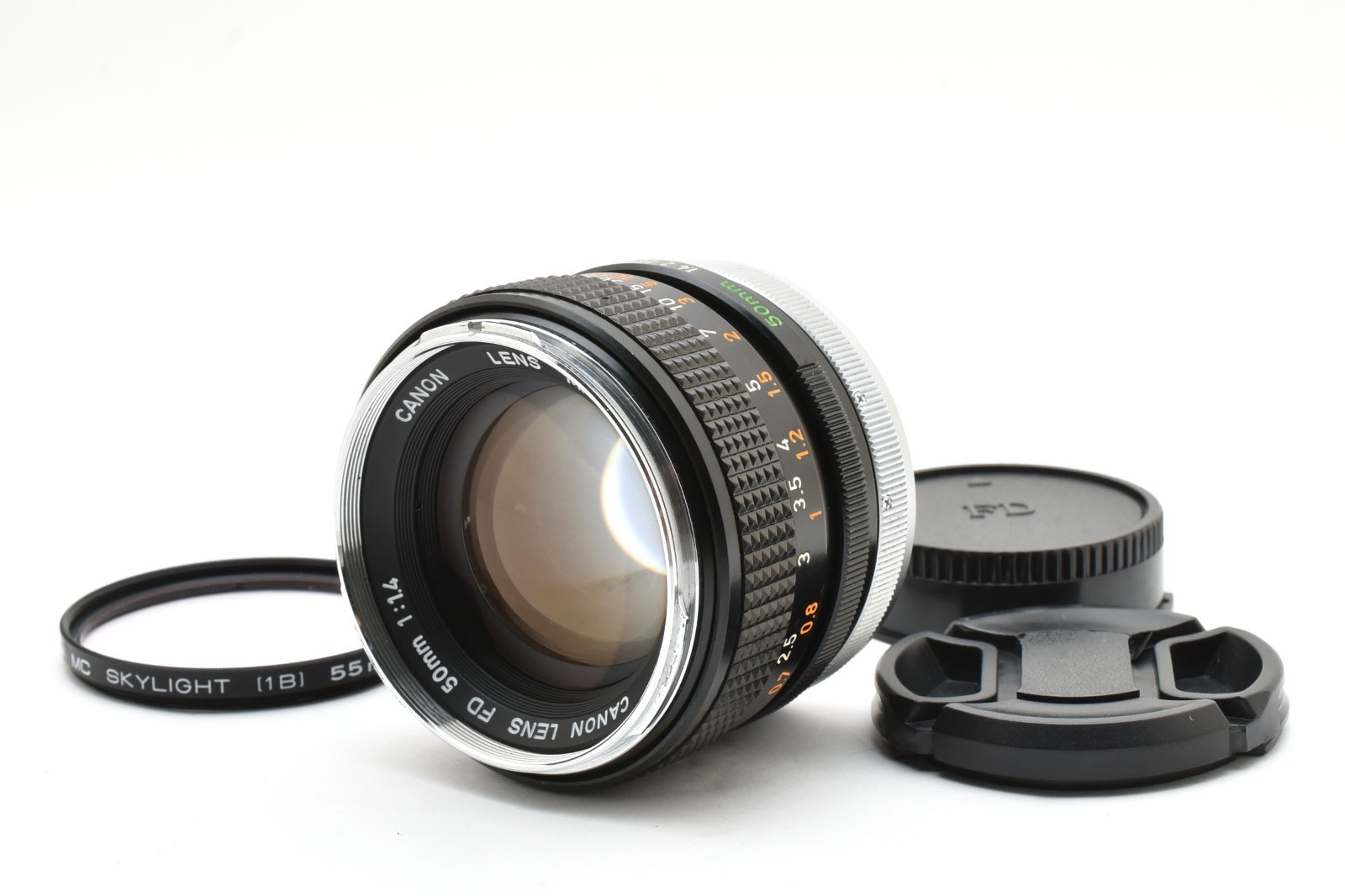 EXC+++++ ] Canon FD 50mm f/1.4 MF Standard Lens From Japan