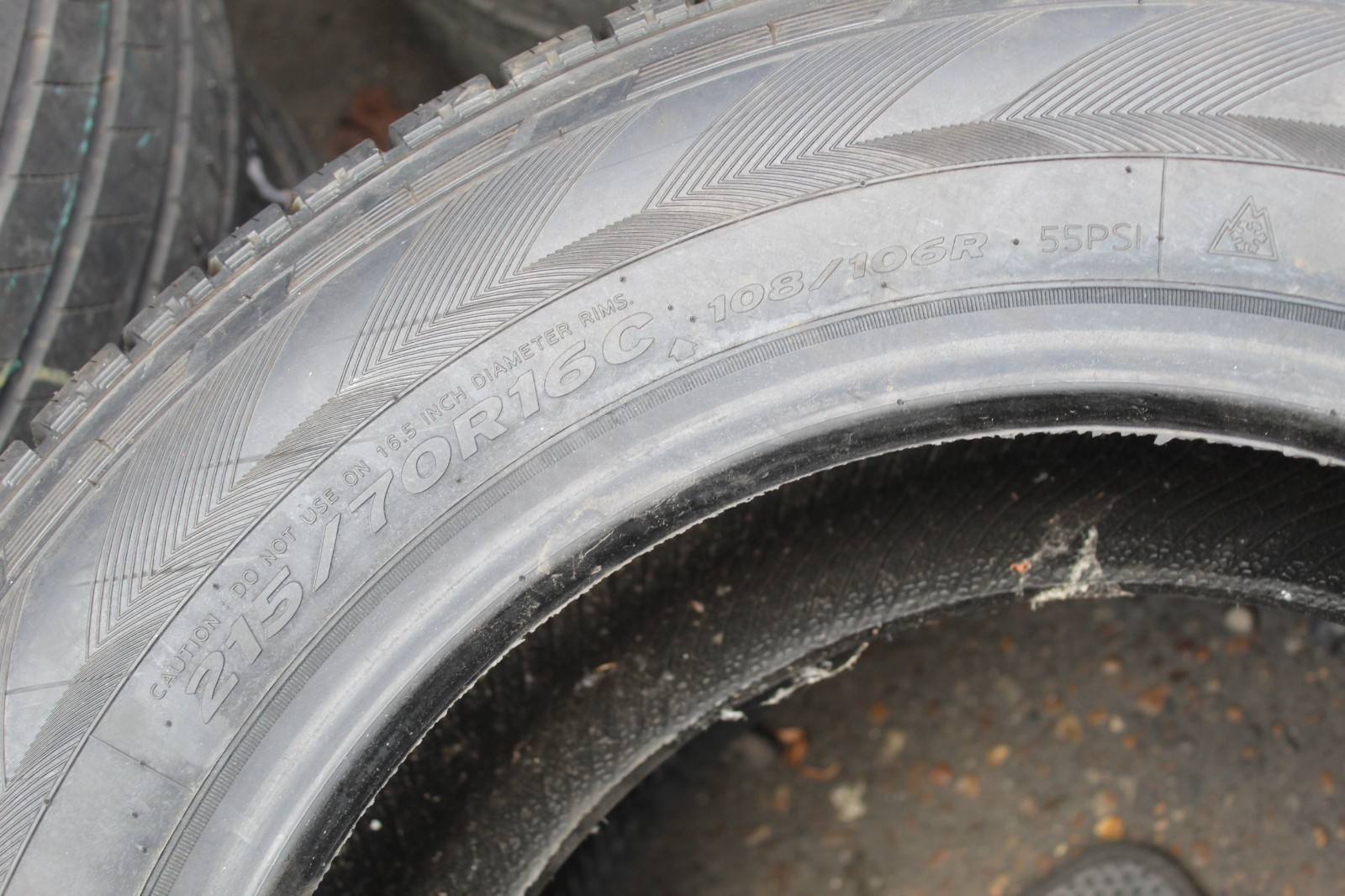 New 215 70 16C Hankook, Winter, M+S, 108/106R, x1 Single Tyre (F1_tyres) L3578