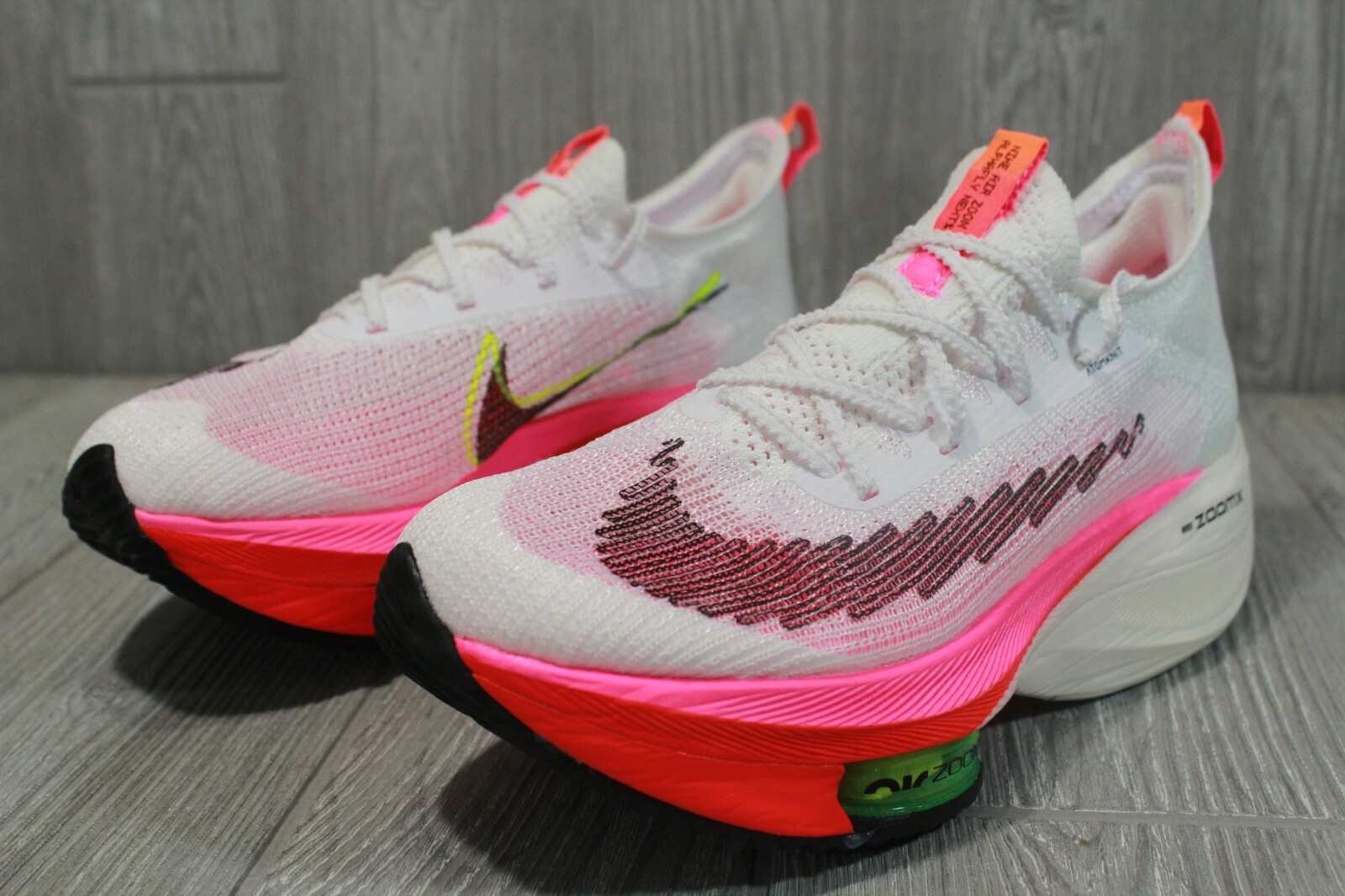 Pre-owned Nike Air Zoom Alphafly Next % Fk Running Shoes Womens Sz 7, 7.5, 8 In Multicolor