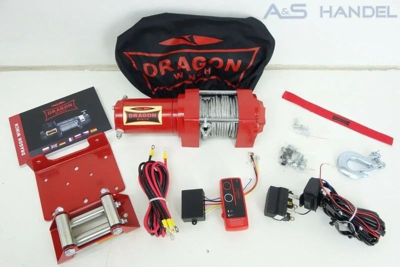 Dragon Winch Treuil Quad Atv Avec TÃ©LÃ©Commande Sans Fil 3500lbs 1588kg Dwm3500st