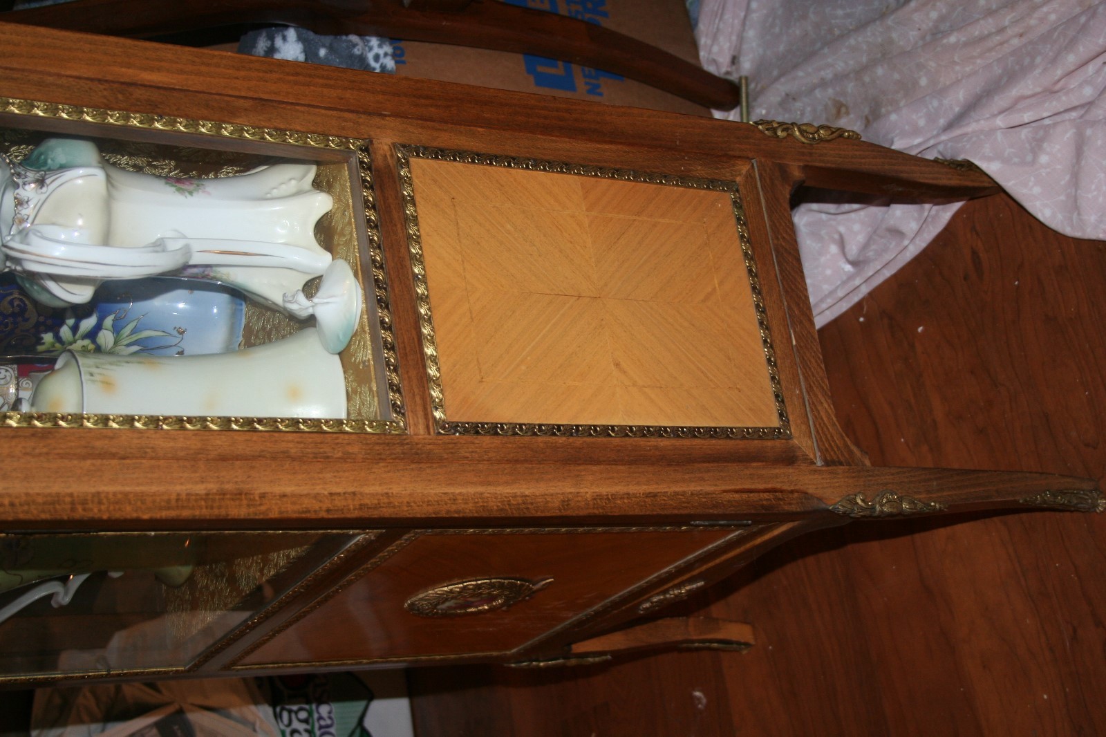 Beautiful French Curio Cabinet