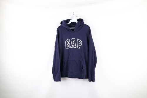 Vintage Gap Womens XL Faded Spell Out Block Letter Hoodie