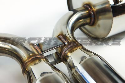 Circuit Werks Porsche Boxster 986 Catback Exhaust System Base & S Models 97-04