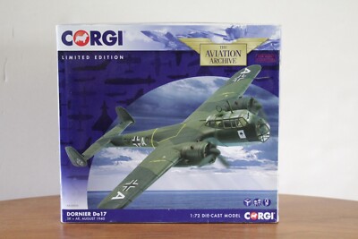 1:72 Corgi Aviation Archive AA38806 Dornier Do17 1940 Diecast Model Aircraft