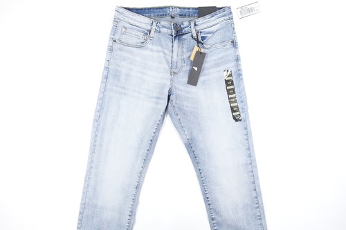 パンツ glass bleach denim Level 7 Men's Slim Straight Premium Jeans Tainted Bleach
