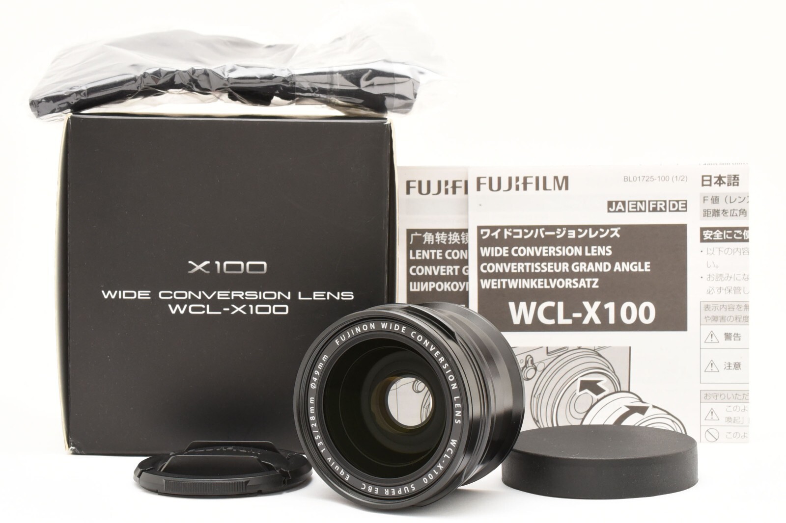 FUJIFILM ワイドコンバージョンレンズ FUJINON WCL-X100 ⇔ 57BD4-24 6234 ☆極上品！☆FUJIFILM ワイドコンバージョンレンズ WCL-X100