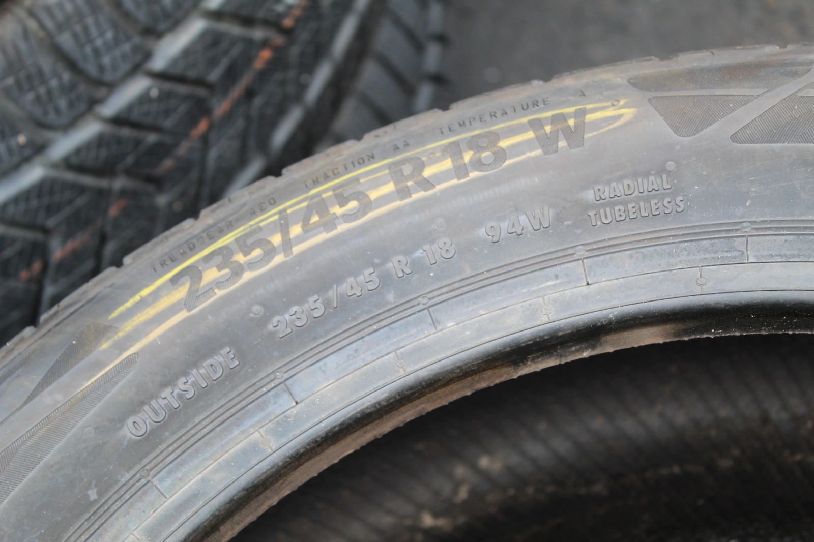 New 235 45 18 Continental, EC 6, 94W, x1 Single (F1_tyres) FO L3688