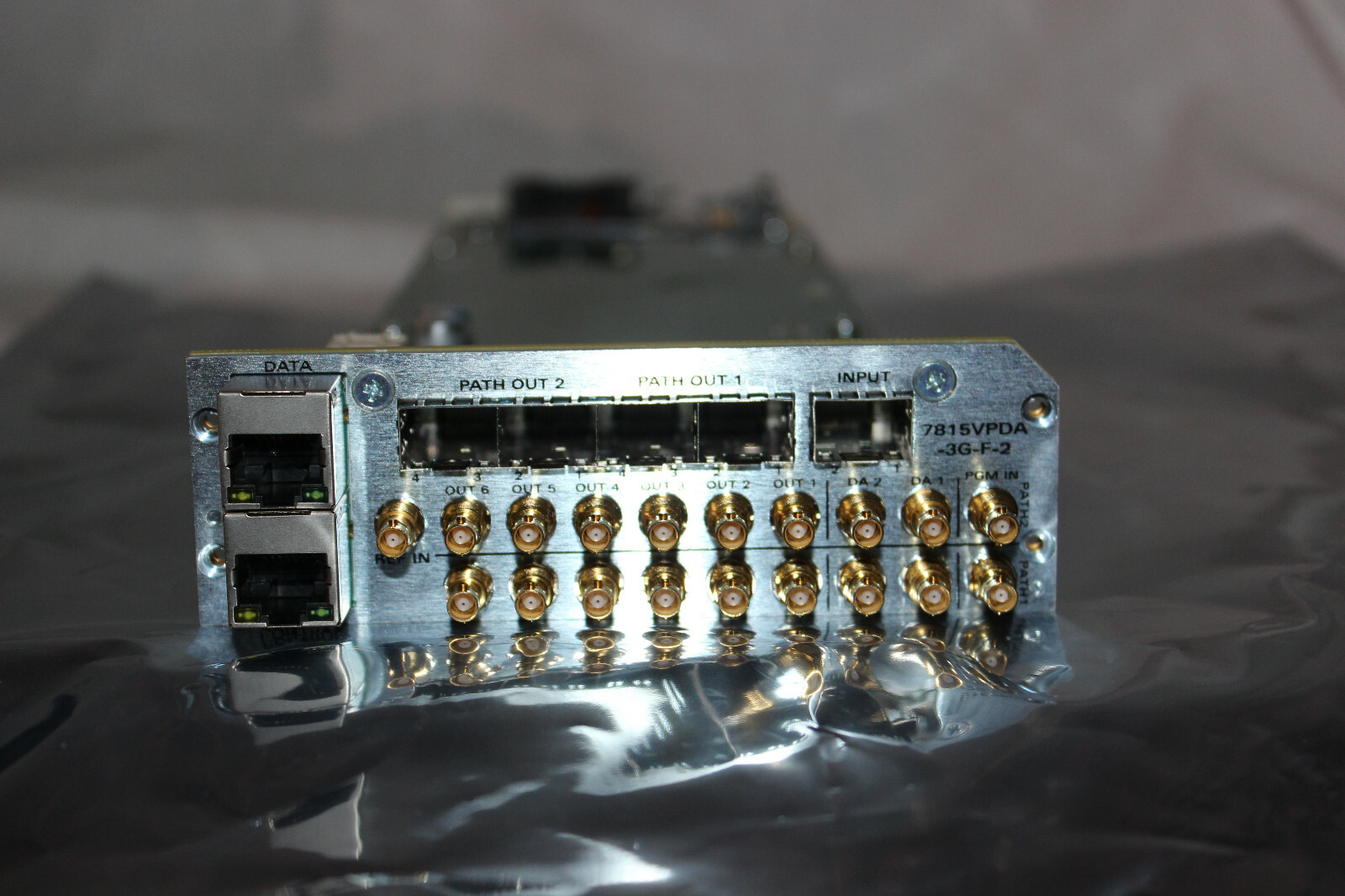 Evertz 7815VPDA-3G-F-2 Dual Channel 3G Video Processor/Distribution Amplifier